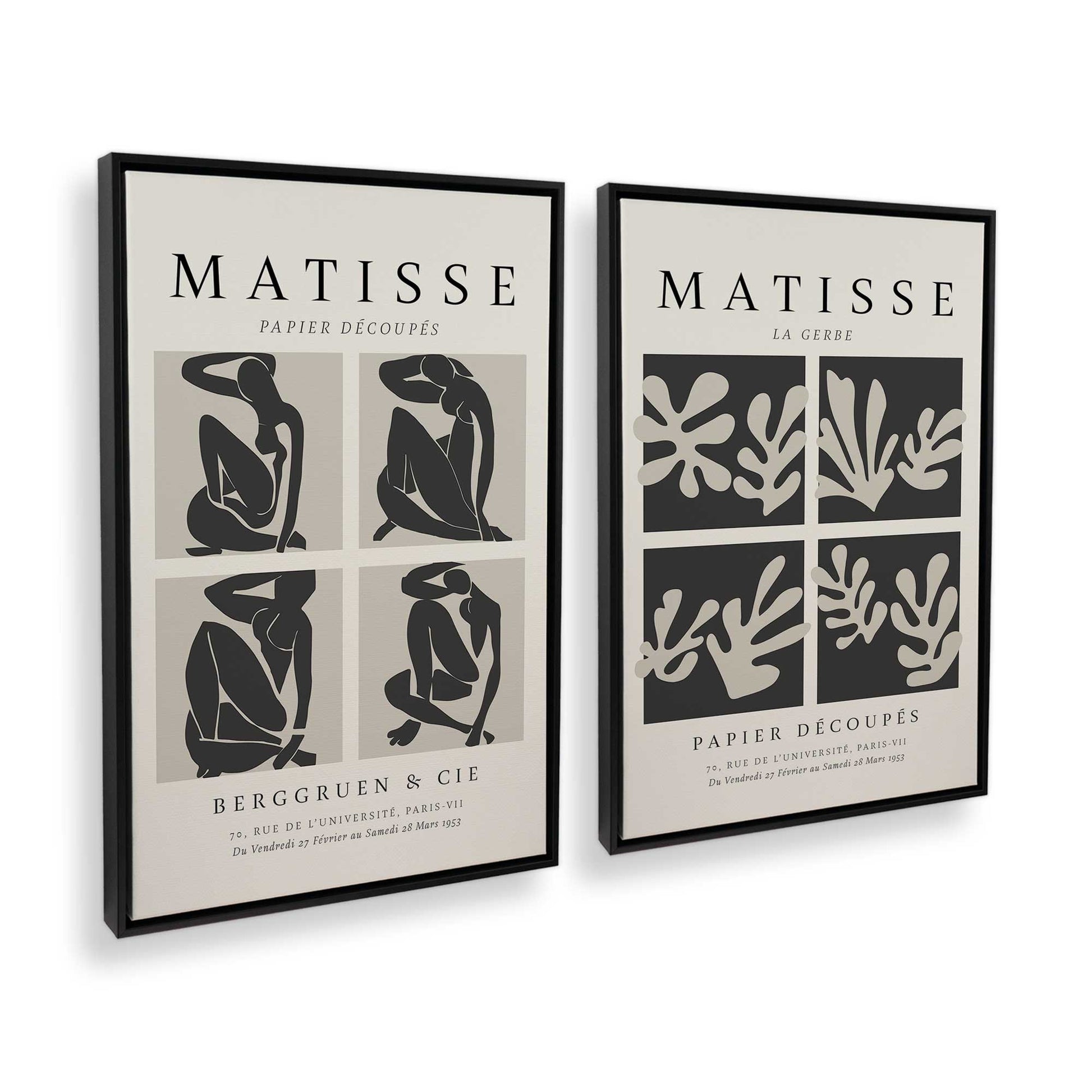[Color:Satin Black], Picture of art in a Satin Black frame at an angle