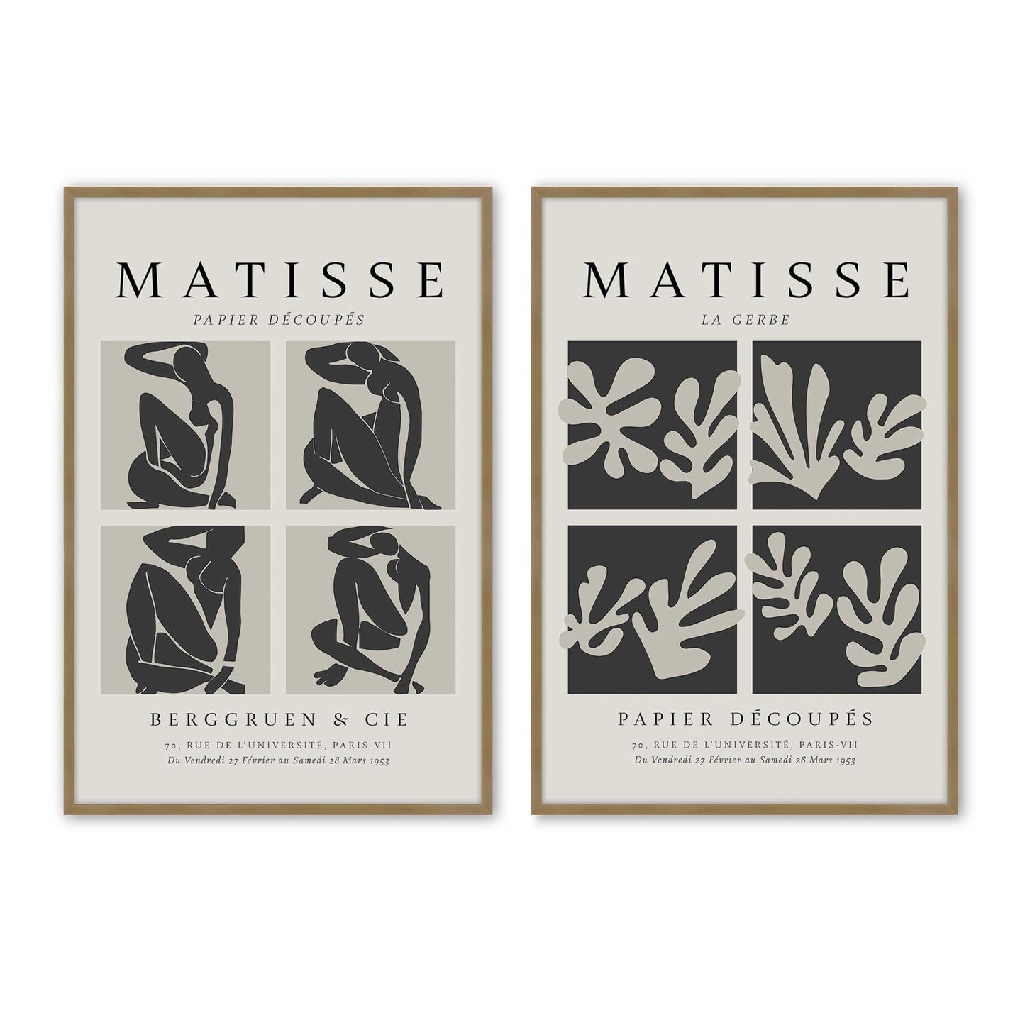 [Color:Brushed Gold], Picture of art in a Brushed Gold frame