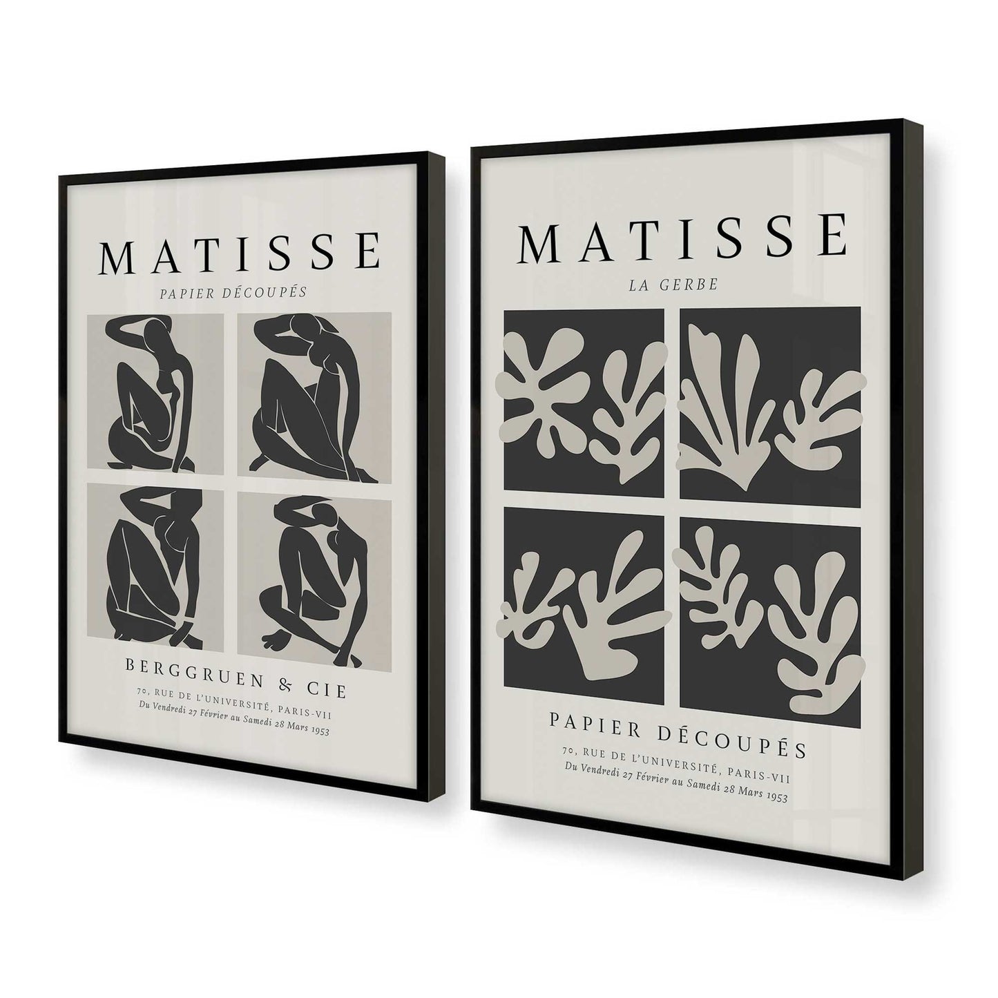 [Color:Satin Black], Picture of art in a Satin Black frame at an angle