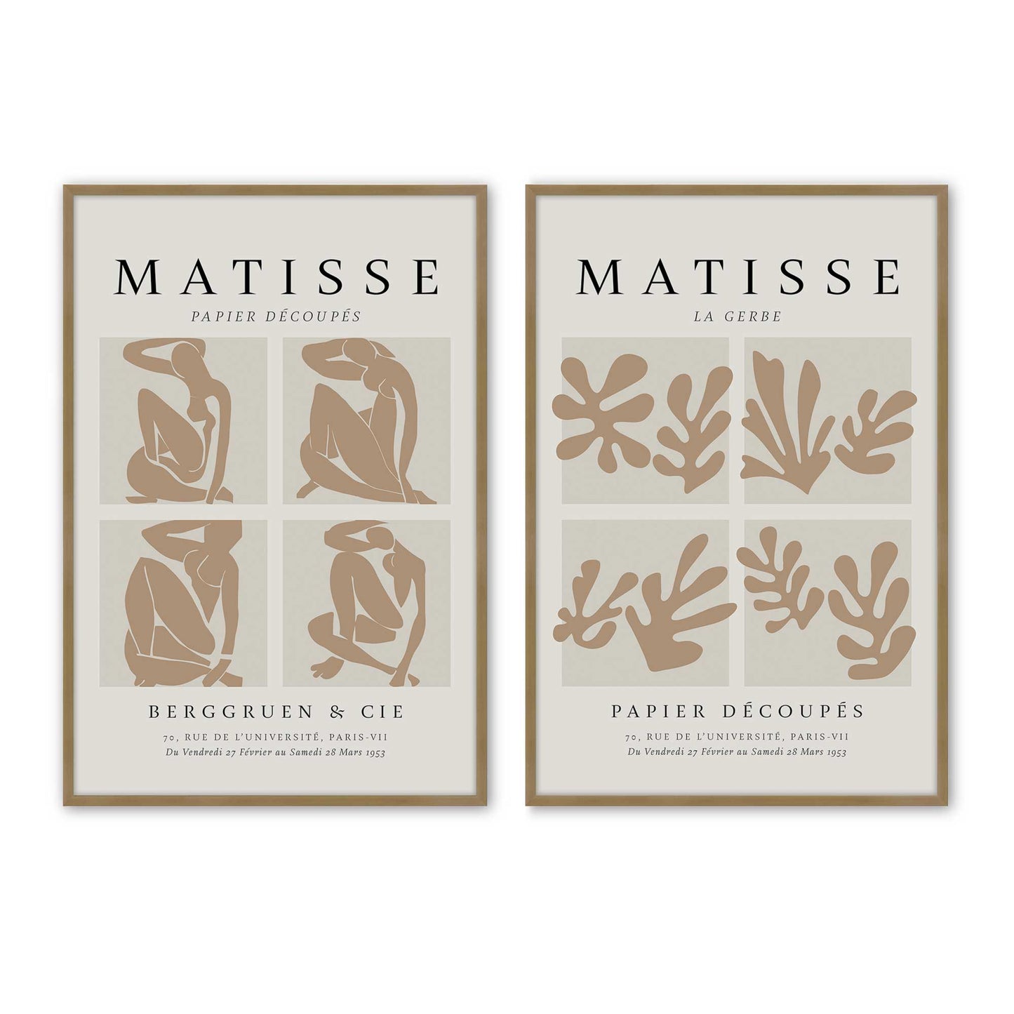 [Color:Brushed Gold], Picture of art in a Brushed Gold frame
