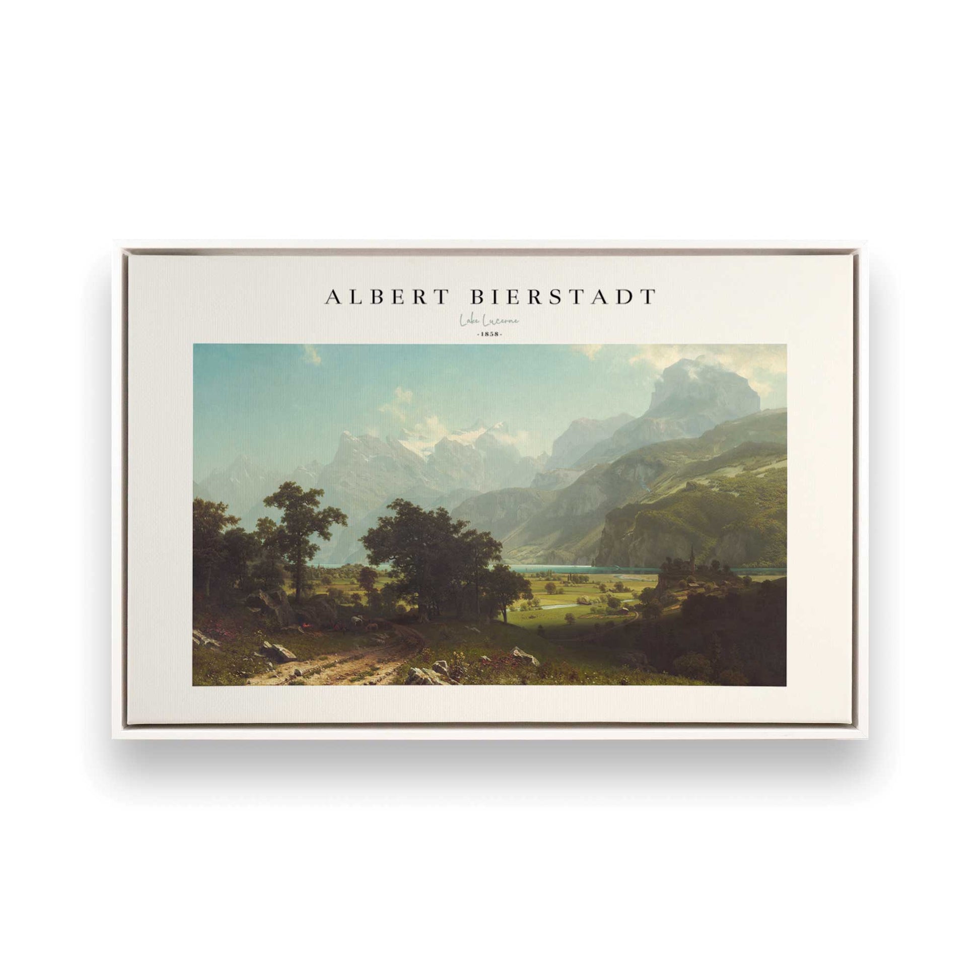 [Color:Opaque White], Picture of art in a White frame