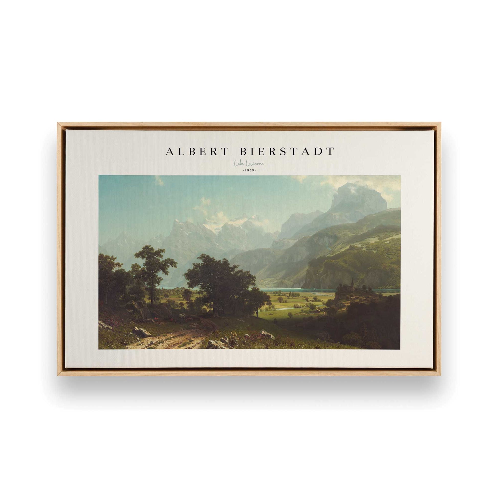 [Color:American Maple], Picture of art in a American Maple frame