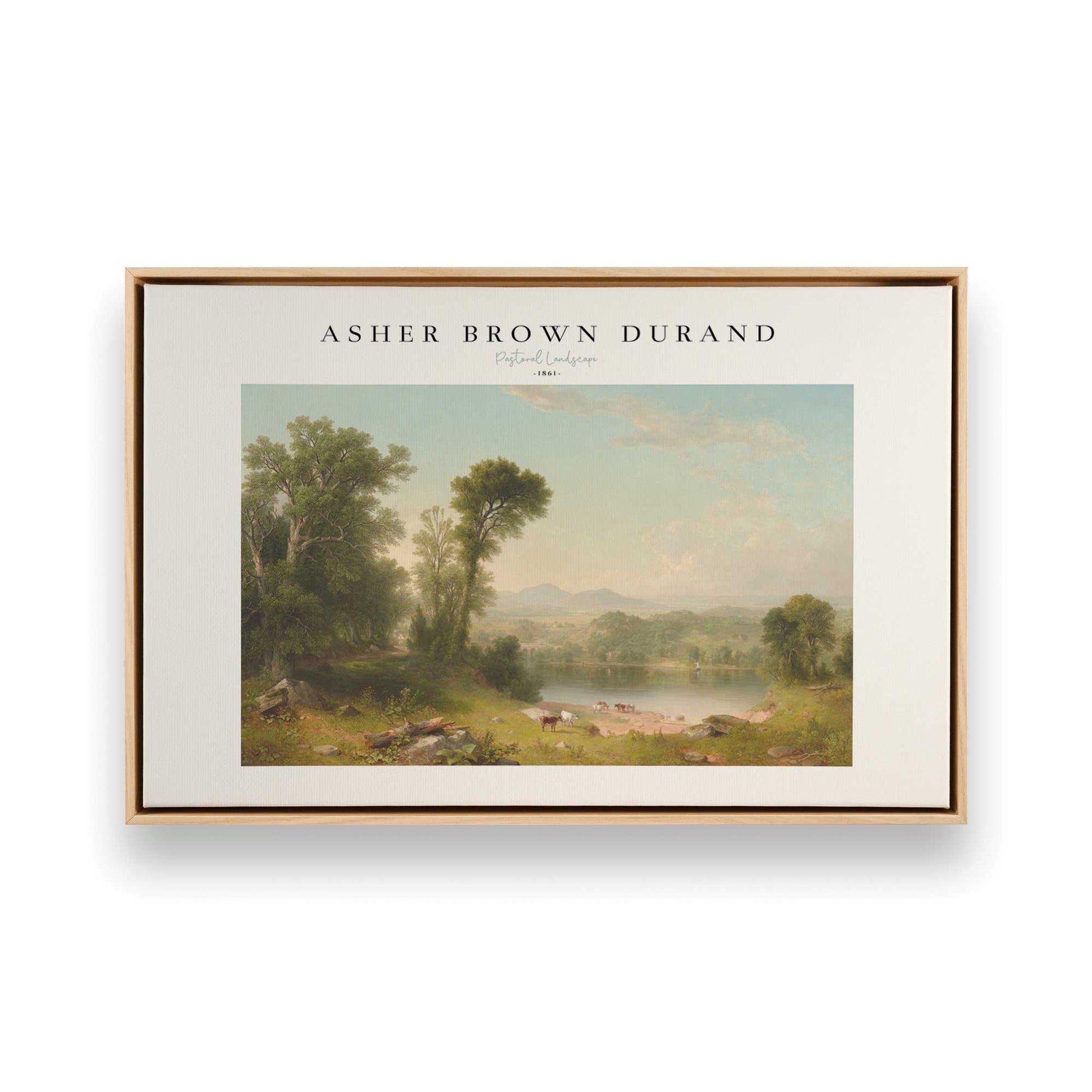 [Color:American Maple], Picture of art in a American Maple frame
