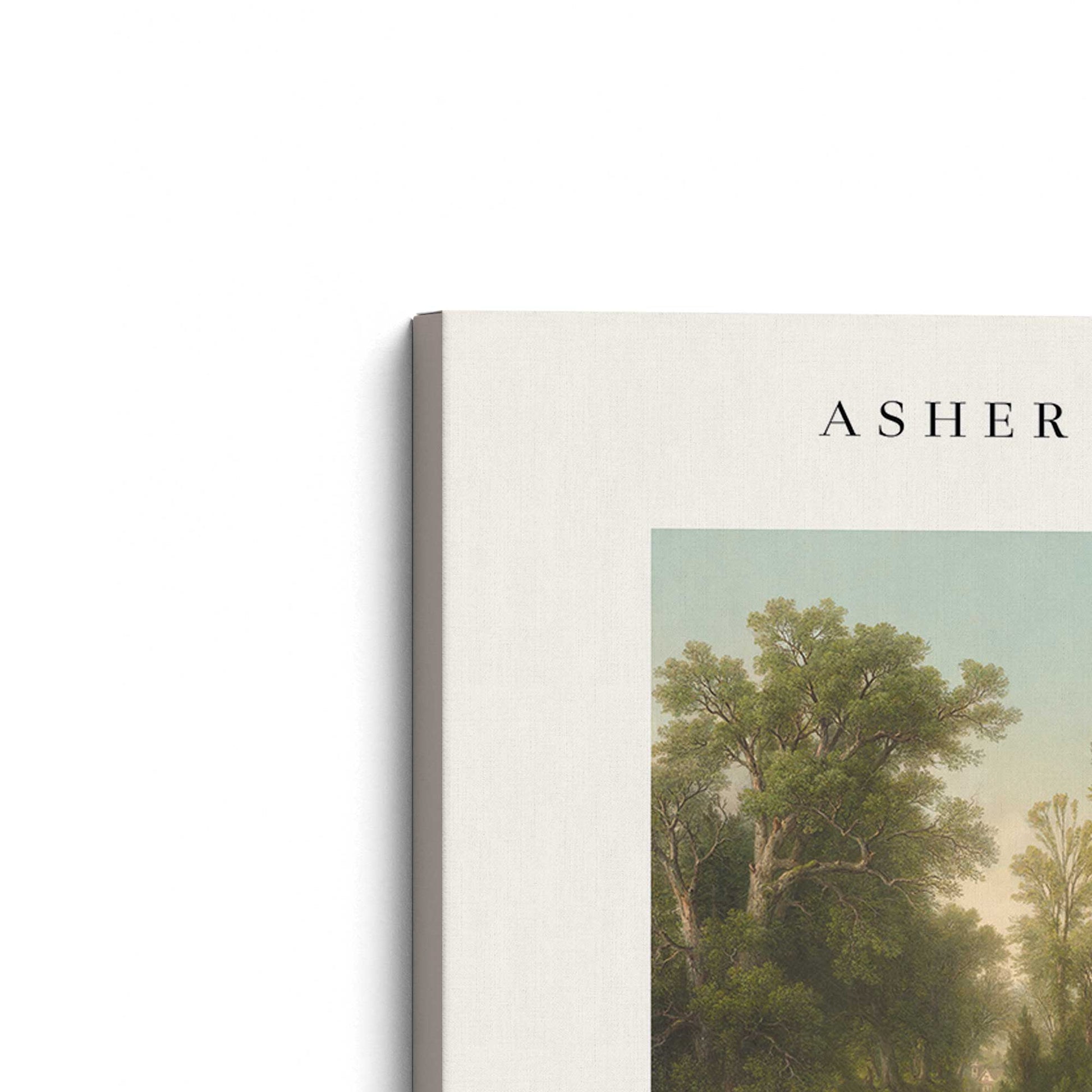 [Color:Stretched Canvas], Picture of the corner of the art