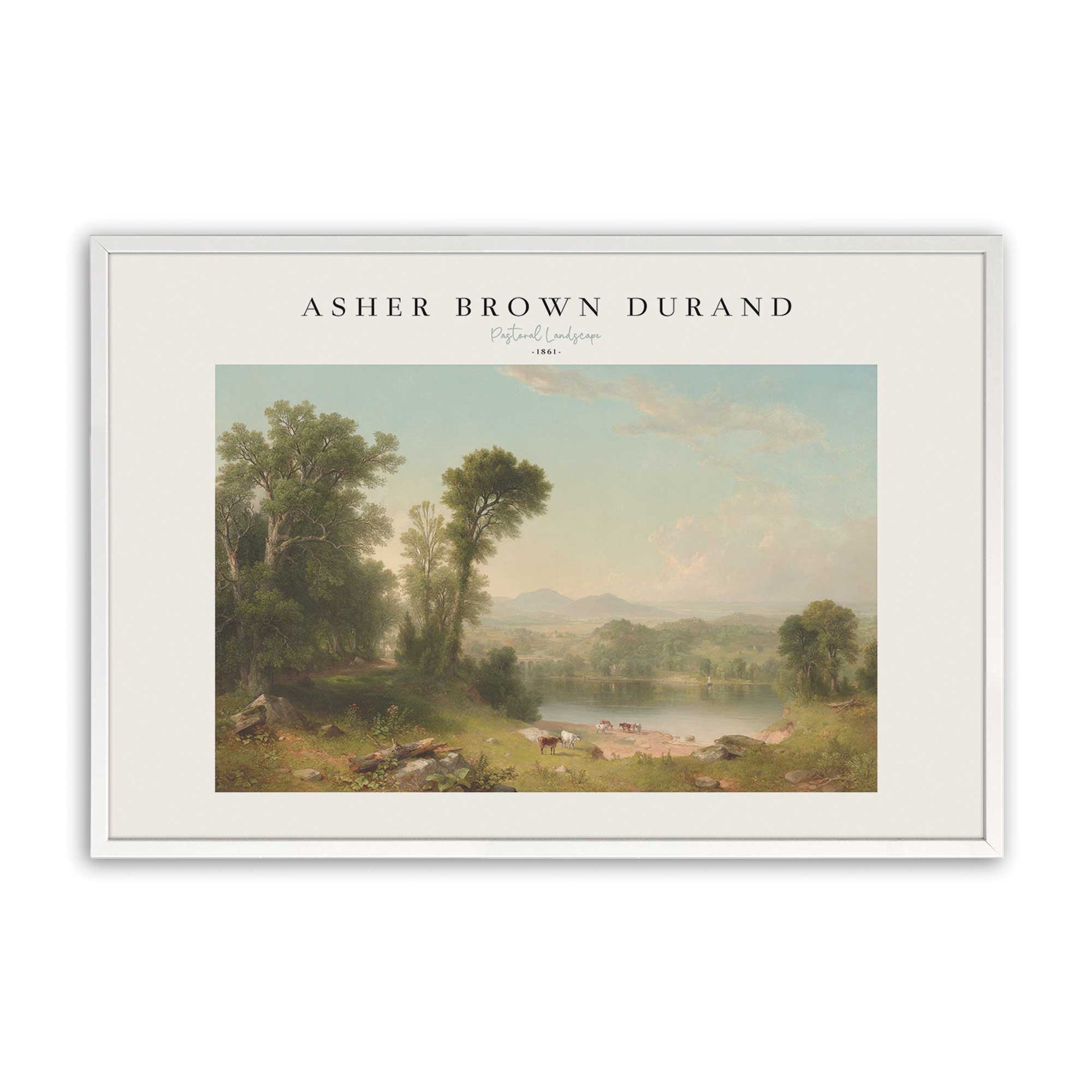 [Color:Opaque White], Picture of art in a Opaque White frame