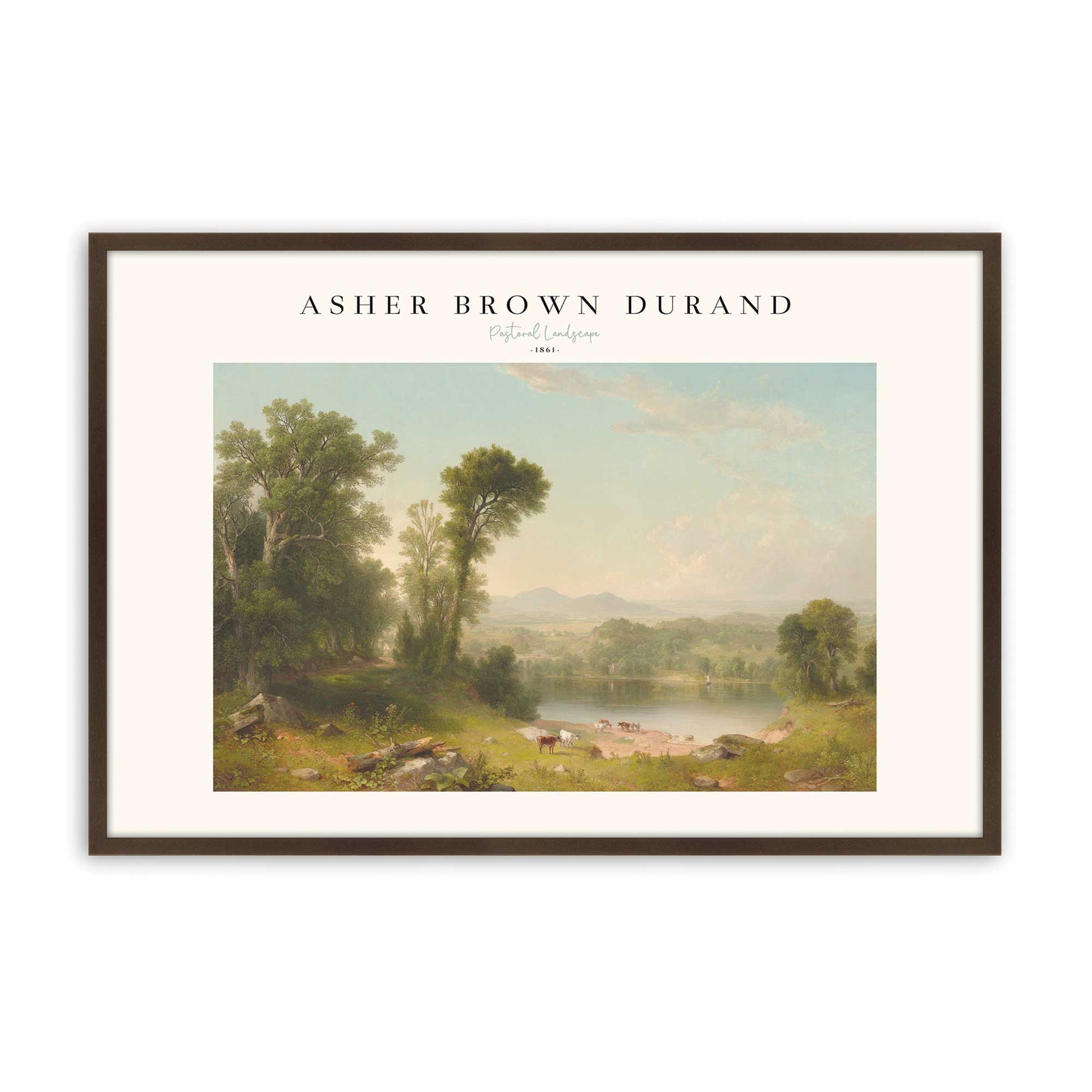 [Color:Belvinder Brown], Picture of art in a Belvinder Brown frame