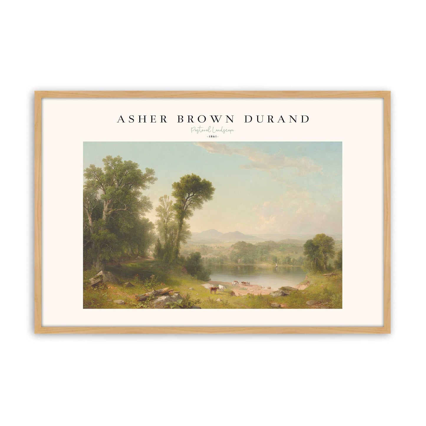 [Color:American Maple], Picture of art in a American Maple frame