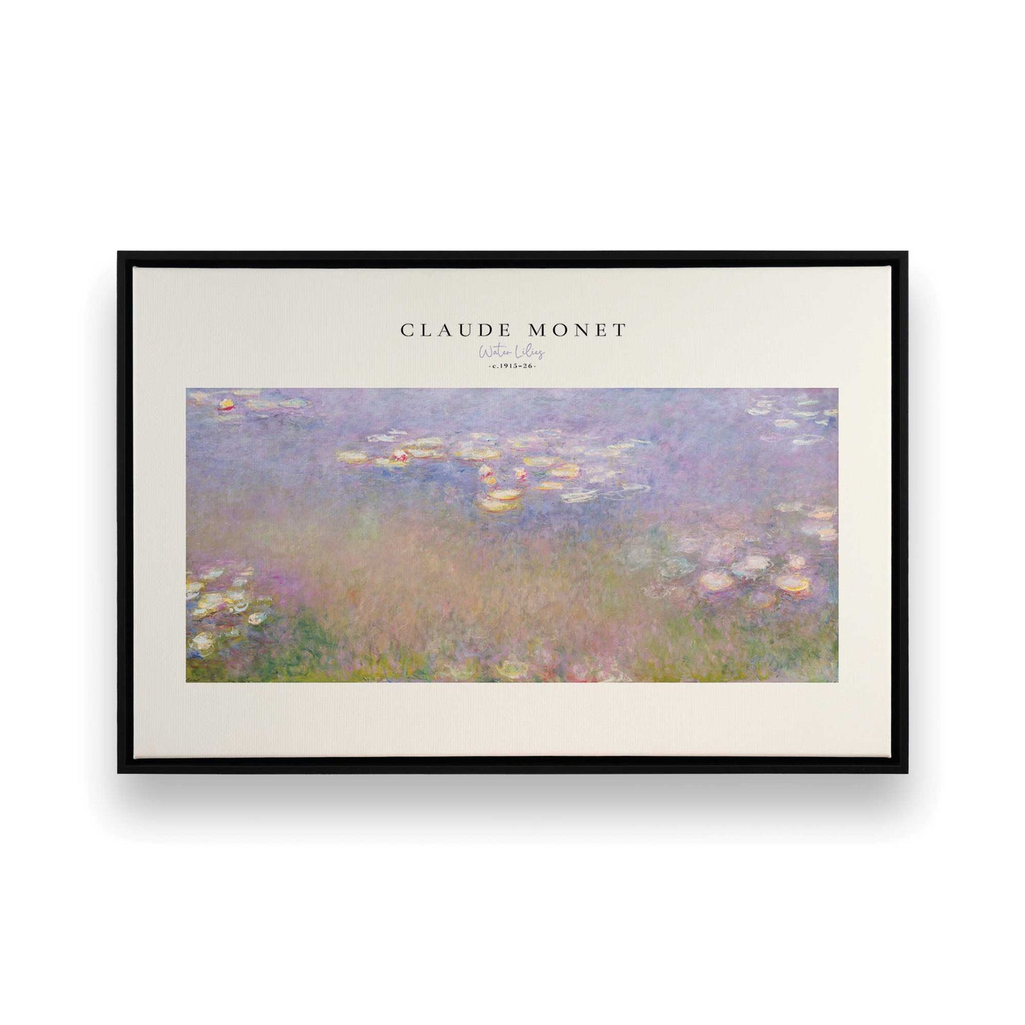 [Color:Satin Black], Picture of art in a Satin Black frame