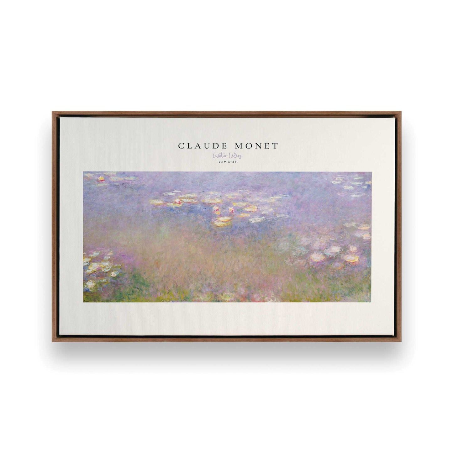 [Color:Walnut], Picture of art in a Walnut frame