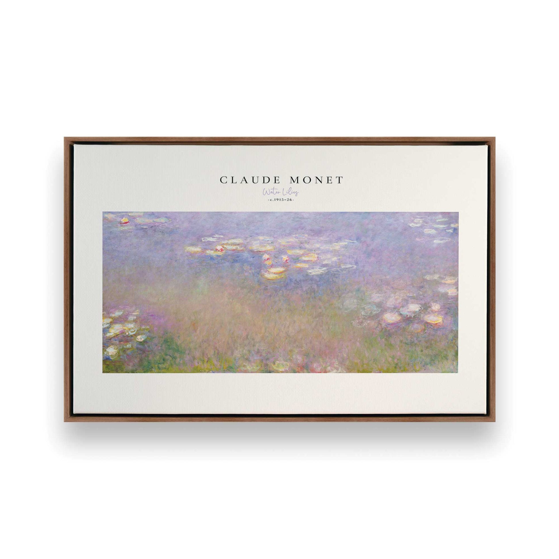 [Color:Walnut], Picture of art in a Walnut frame