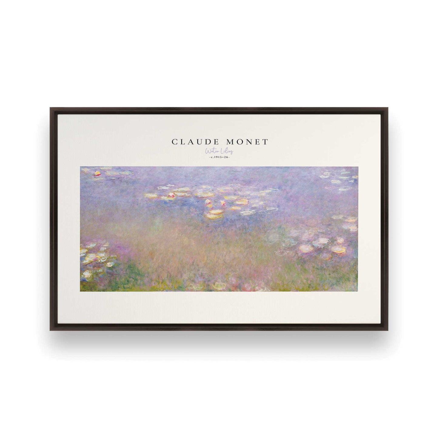 [Color:Espresso], Picture of art in a Espresso frame