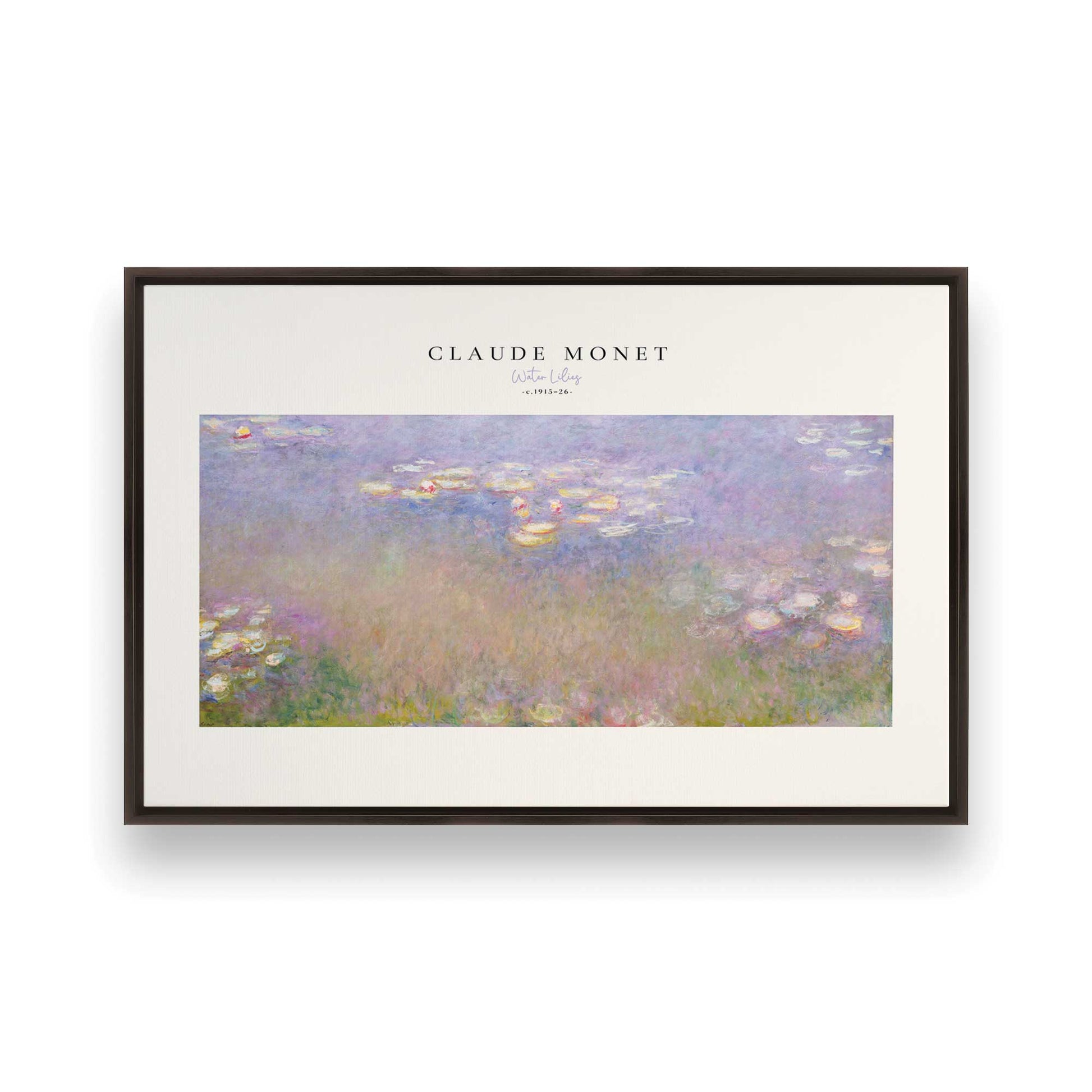 [Color:Espresso], Picture of art in a Espresso frame