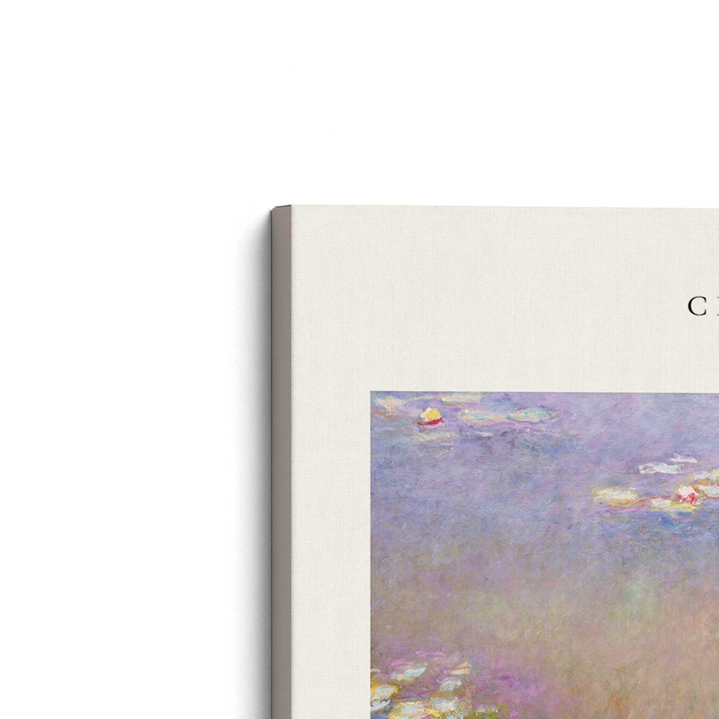 [Color:Stretched Canvas], Picture of the corner of the art