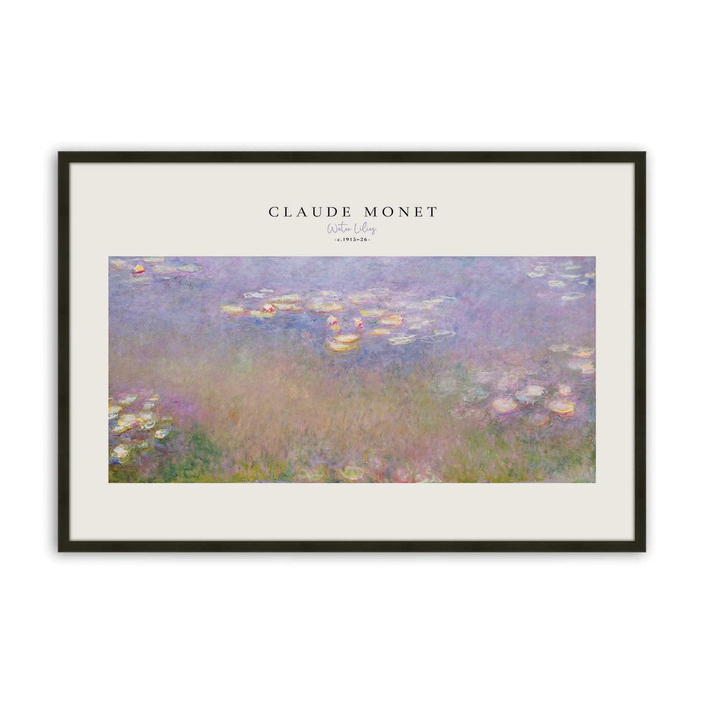 [Color:Satin Black], Picture of art in a Satin Black frame