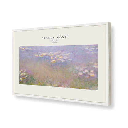 [Color:Opaque White], Picture of art in a Opaque White frame of the corner