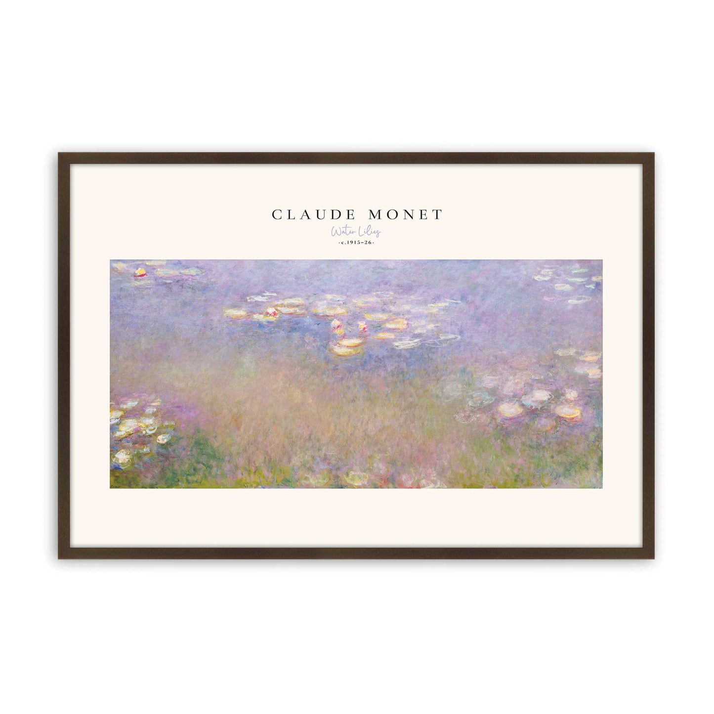 [Color:Belvinder Brown], Picture of art in a Belvinder Brown frame