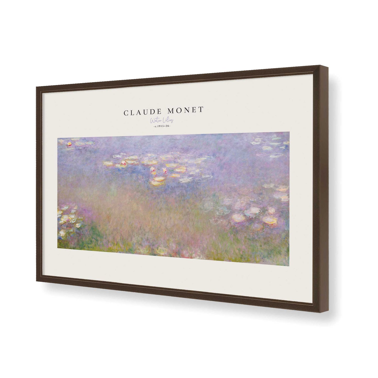 [Color:Belvinder Brown], Picture of art in a Belvinder Brown frame of the corner