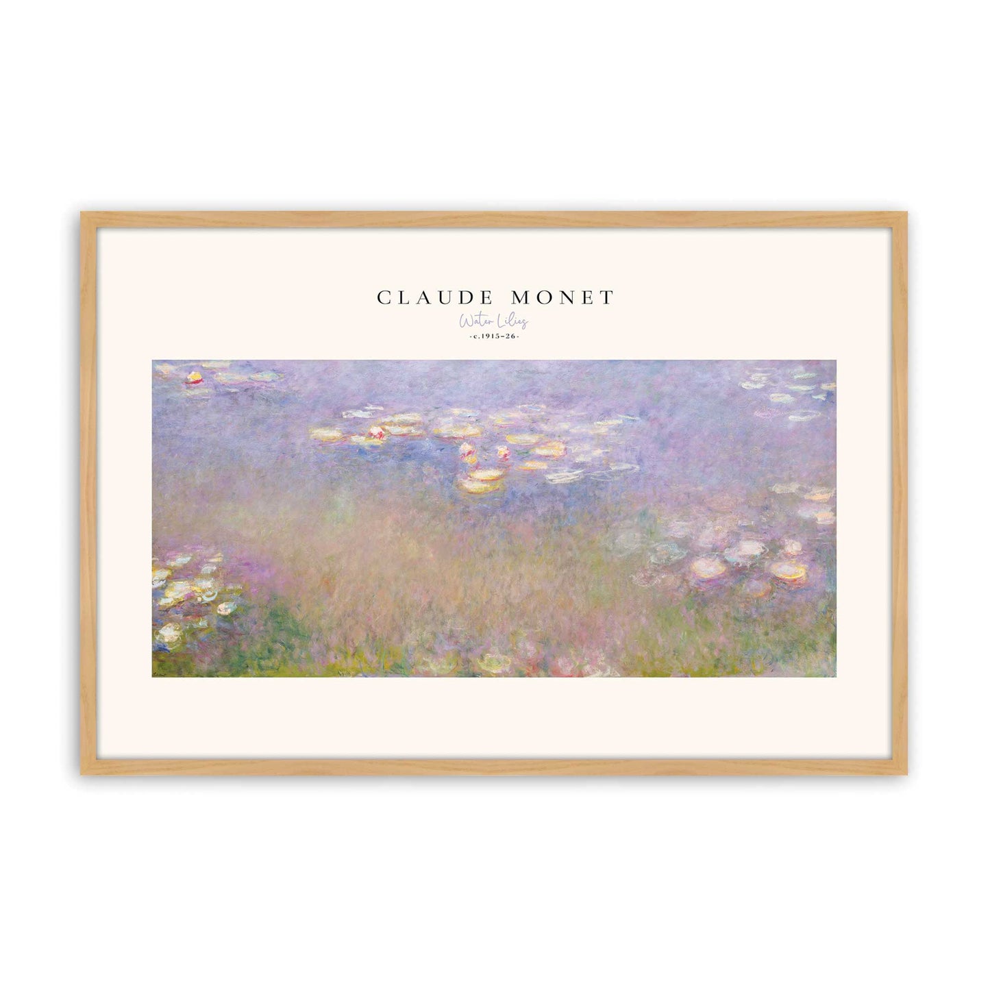 [Color:American Maple], Picture of art in a American Maple frame