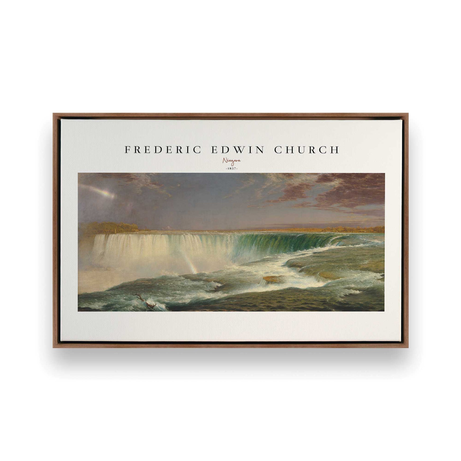 [Color:Walnut], Picture of art in a Walnut frame
