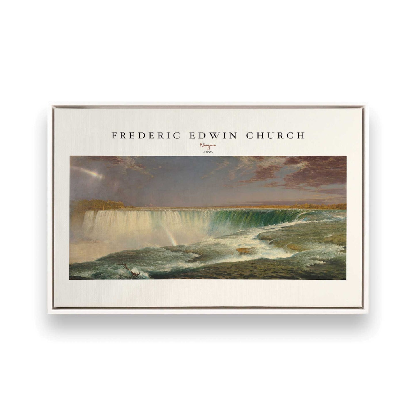 [Color:Opaque White], Picture of art in a White frame