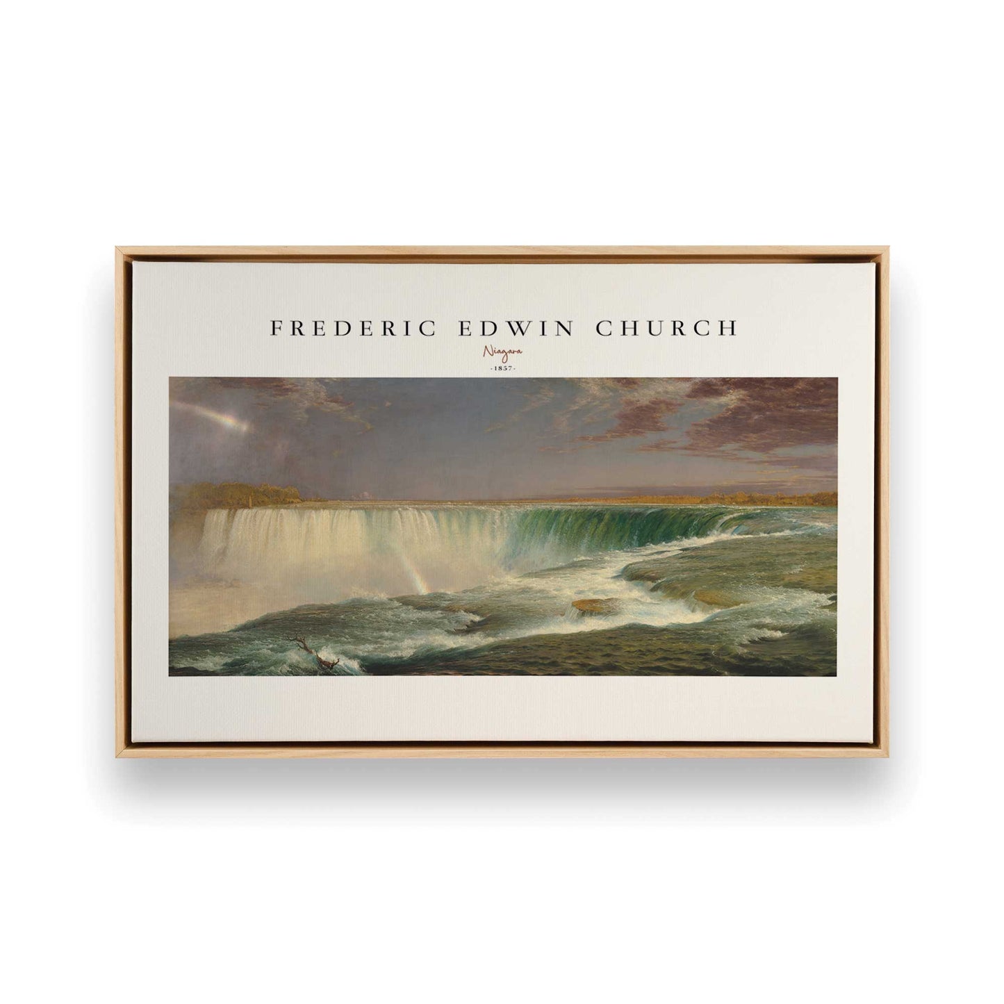 [Color:American Maple], Picture of art in a American Maple frame