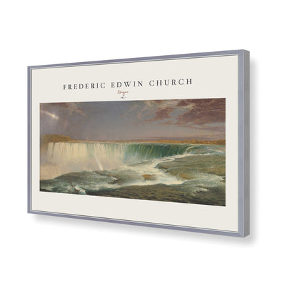 [Color:Polished Chrome], Picture of art in a Polished Chrome frame of the corner