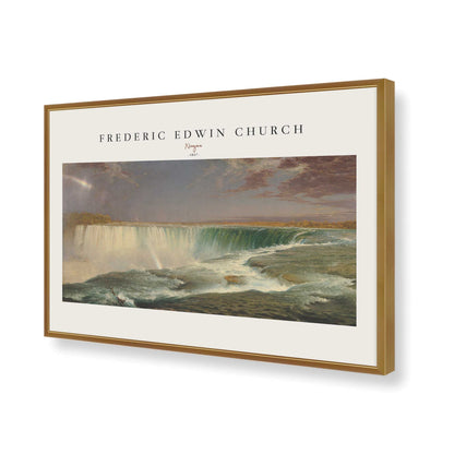 [Color:Polished Gold], Picture of art in a Polished Gold frame of the corner
