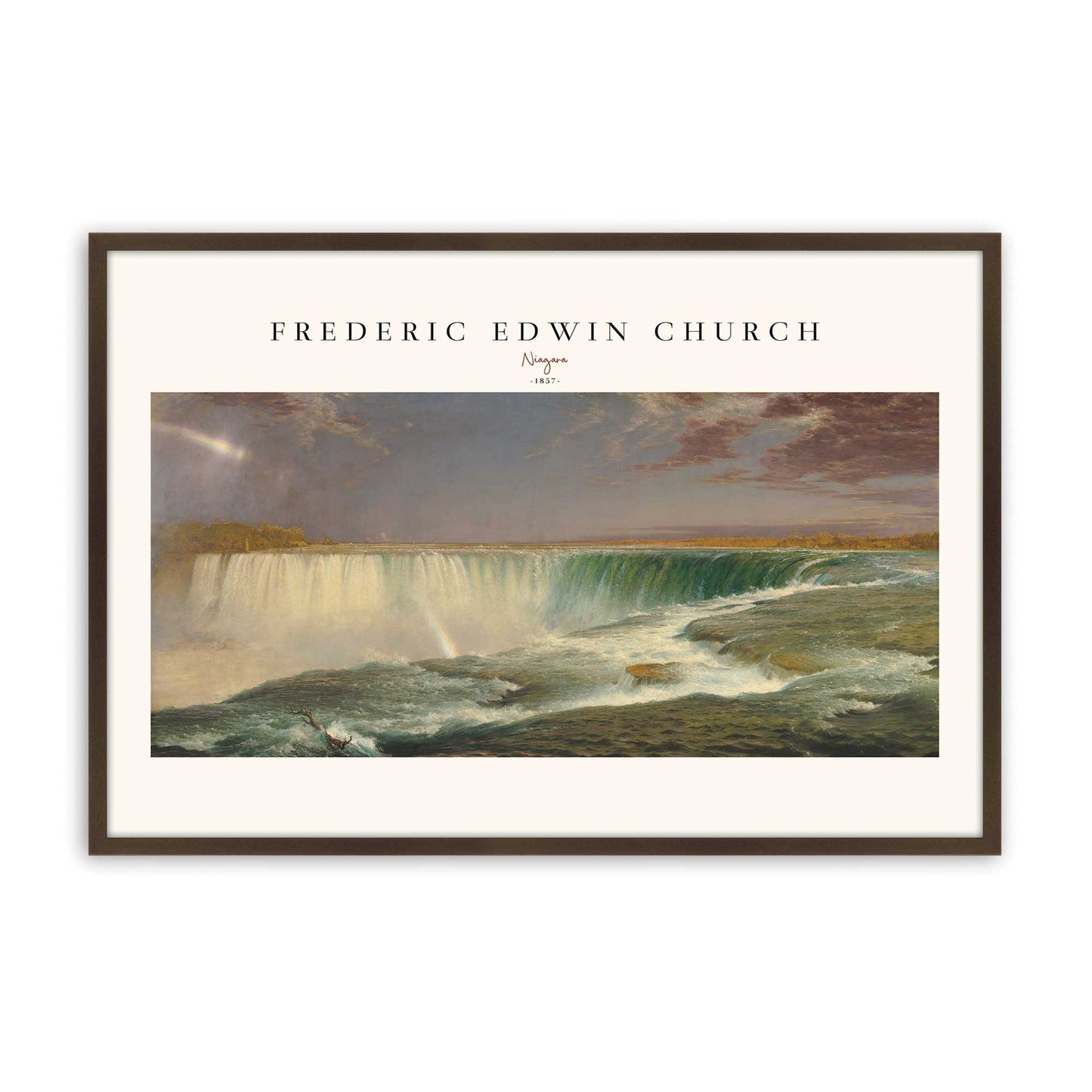 [Color:Belvinder Brown], Picture of art in a Belvinder Brown frame