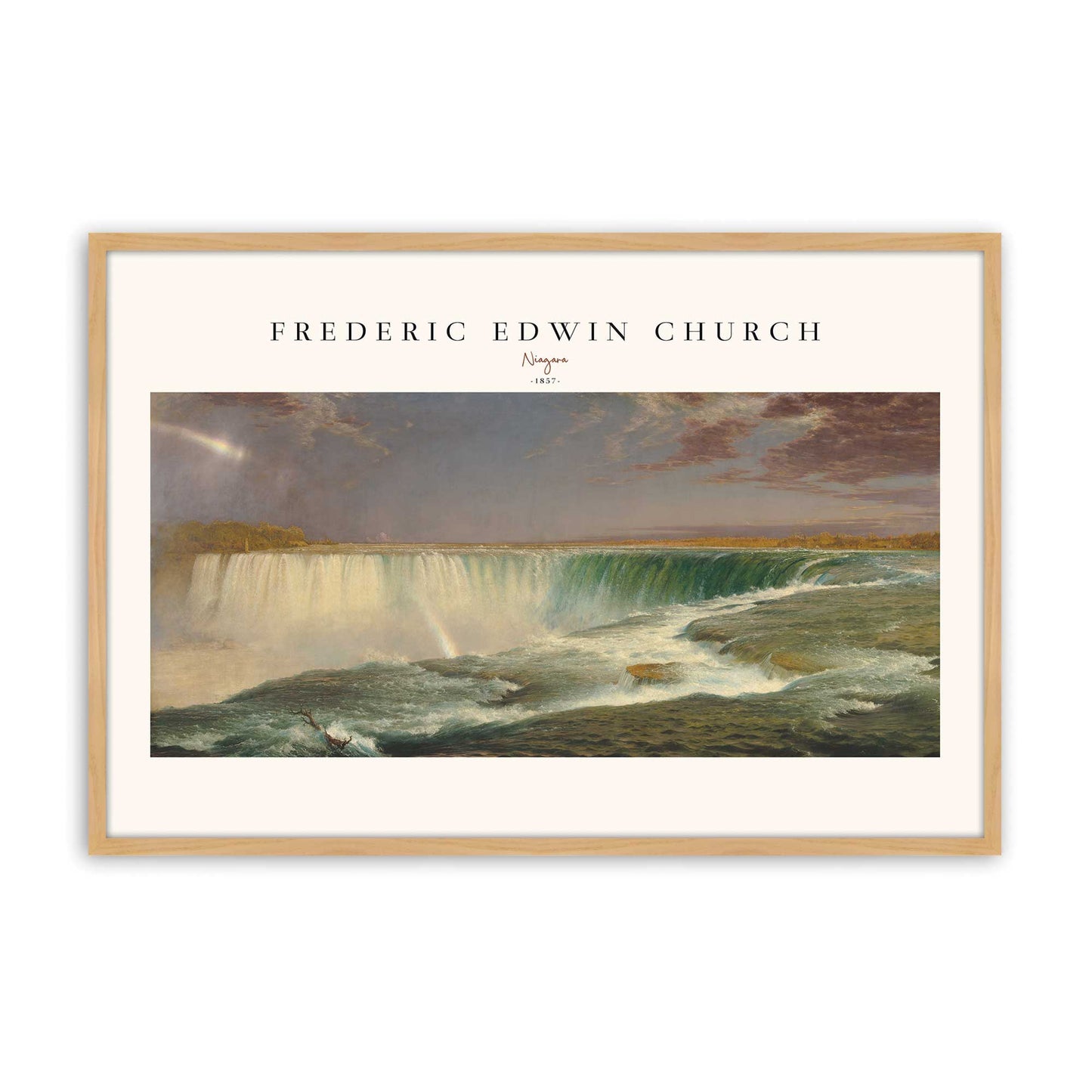 [Color:American Maple], Picture of art in a American Maple frame