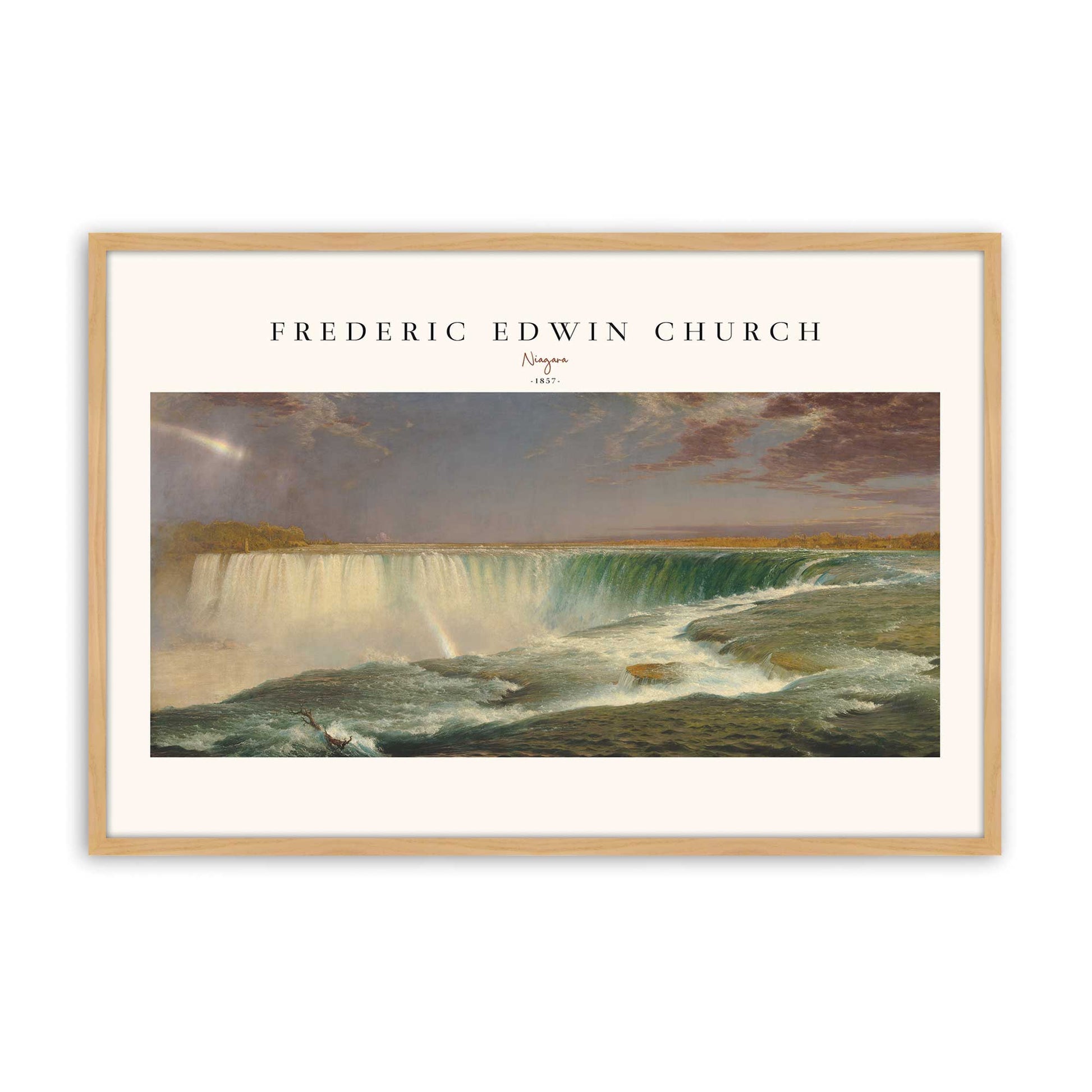 [Color:American Maple], Picture of art in a American Maple frame