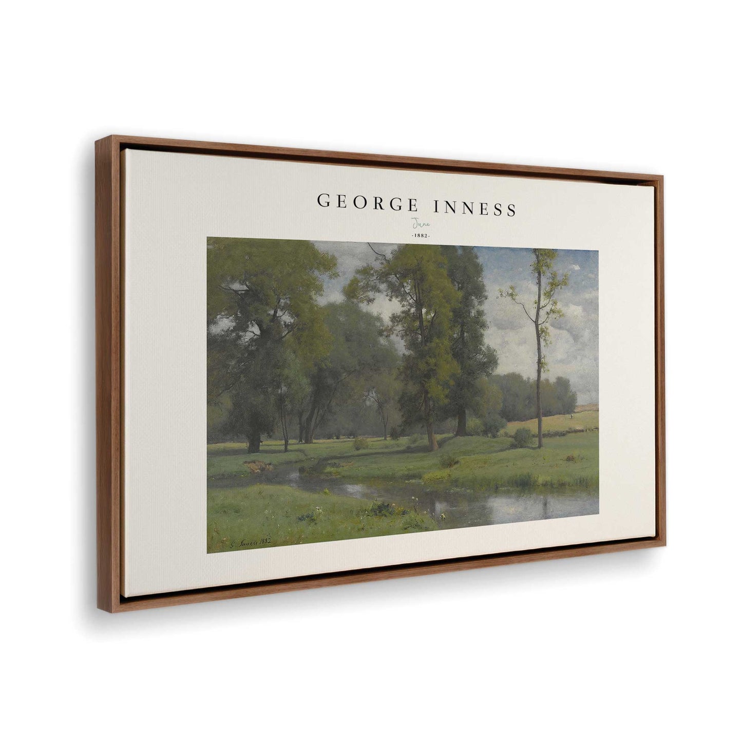 [Color:Walnut], Picture of the corner of the art