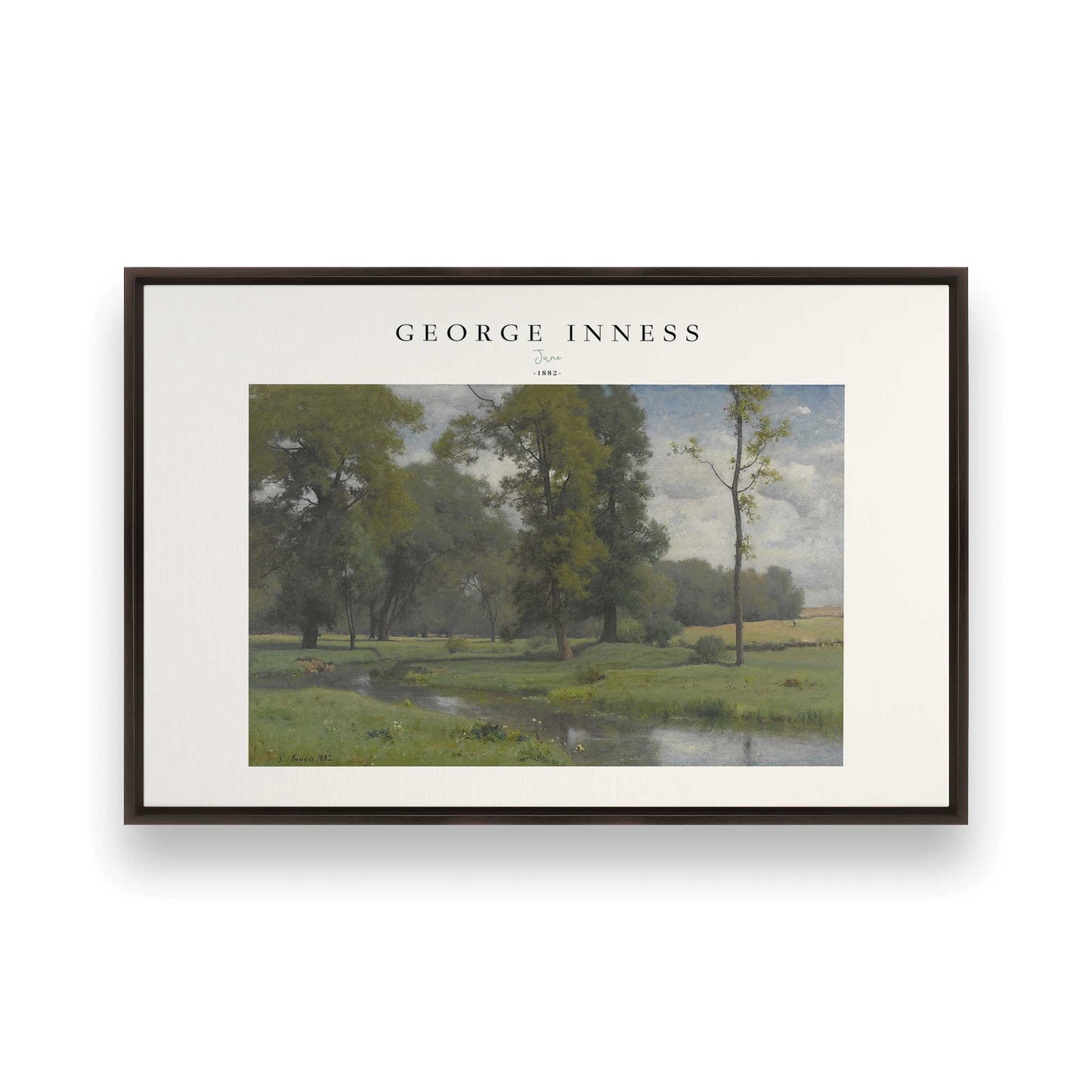 [Color:Espresso], Picture of art in a Espresso frame