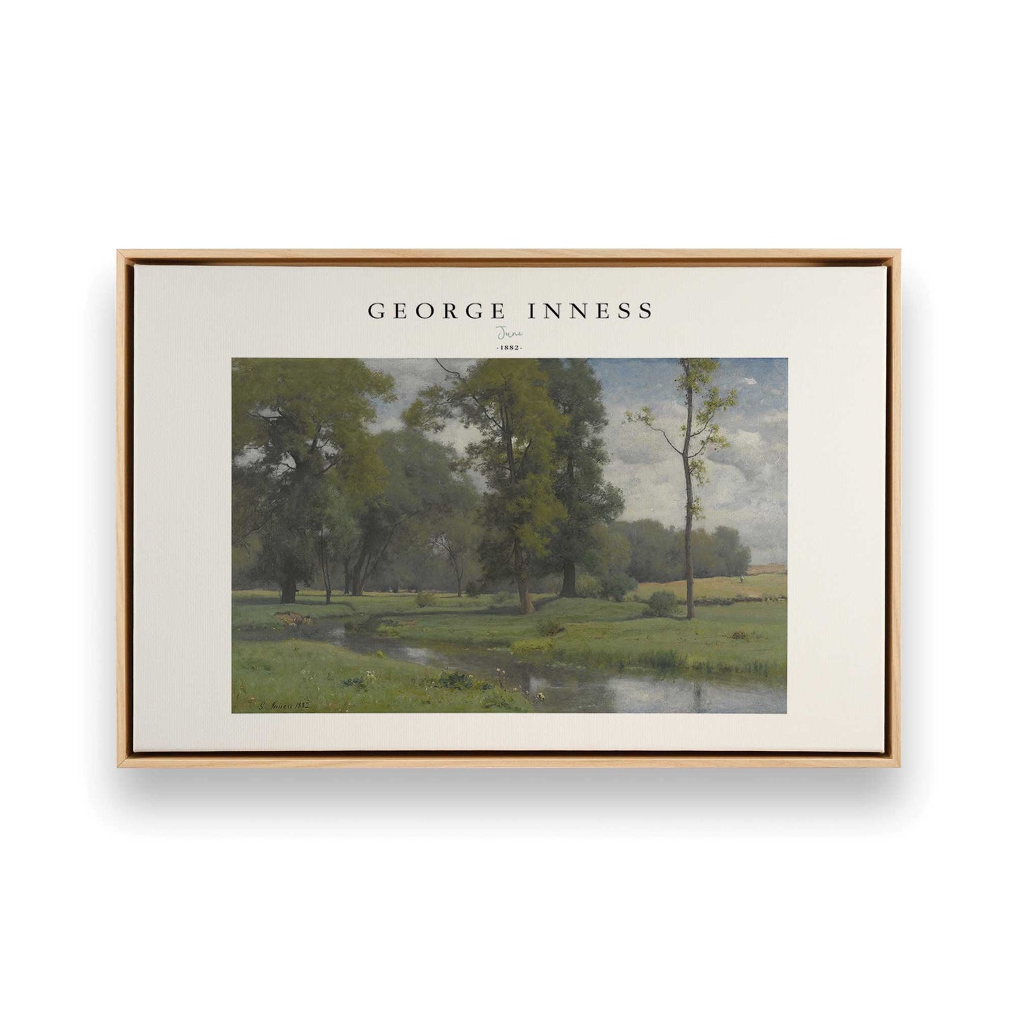 [Color:American Maple], Picture of art in a American Maple frame