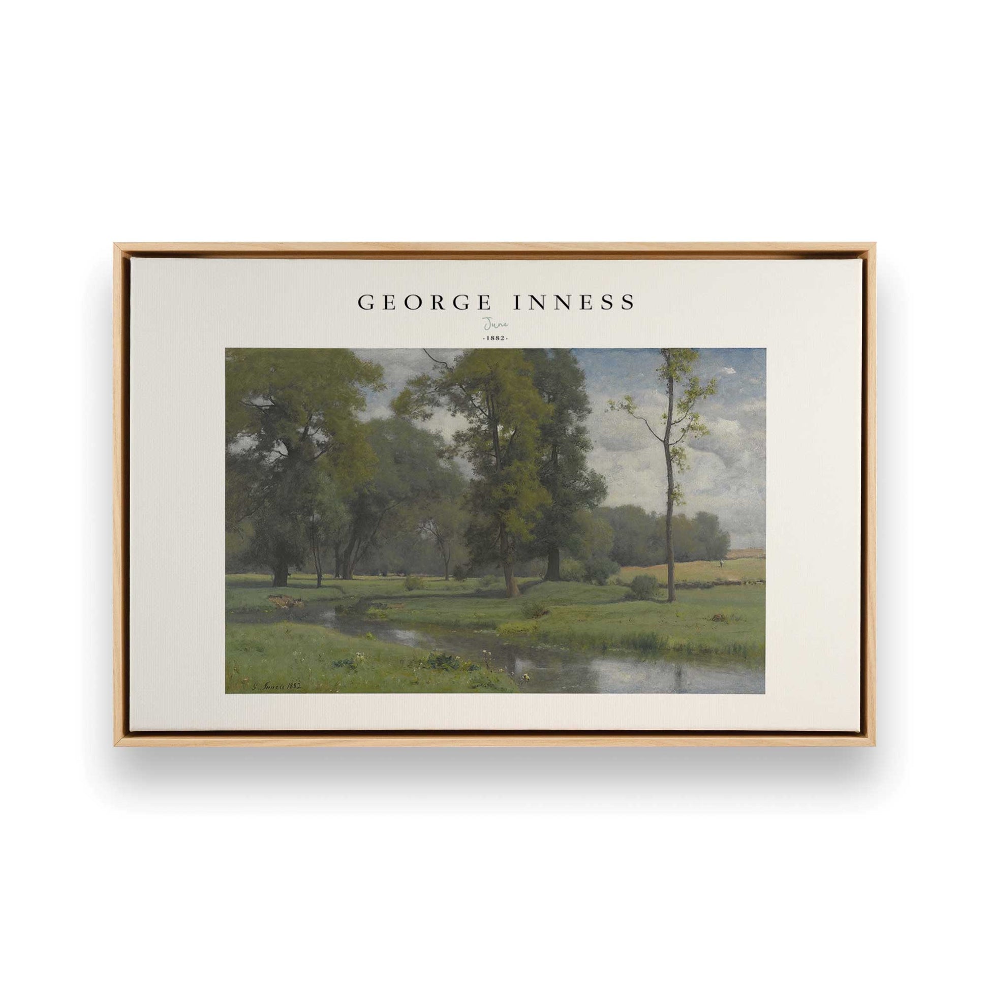 [Color:American Maple], Picture of art in a American Maple frame