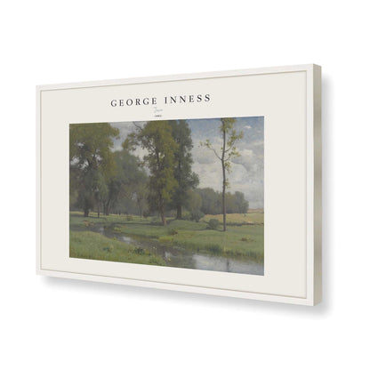 [Color:Opaque White], Picture of art in a Opaque White frame of the corner