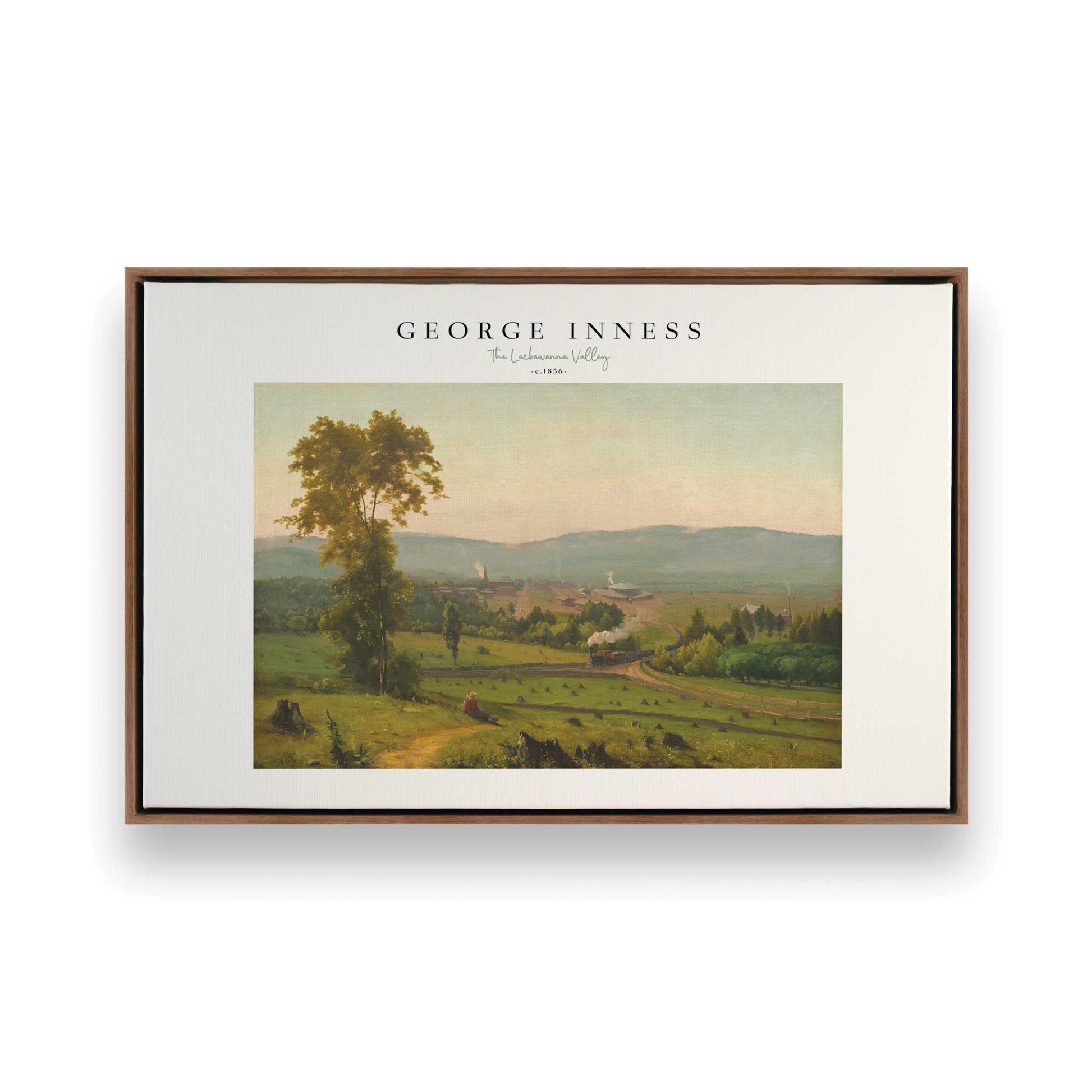 [Color:Walnut], Picture of art in a Walnut frame