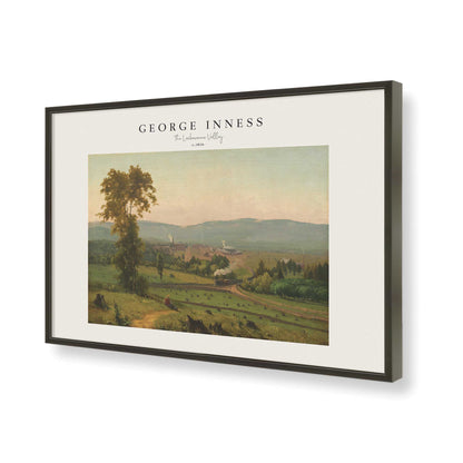 [Color:Satin Black], Picture of art in a Satin Black frame of the corner