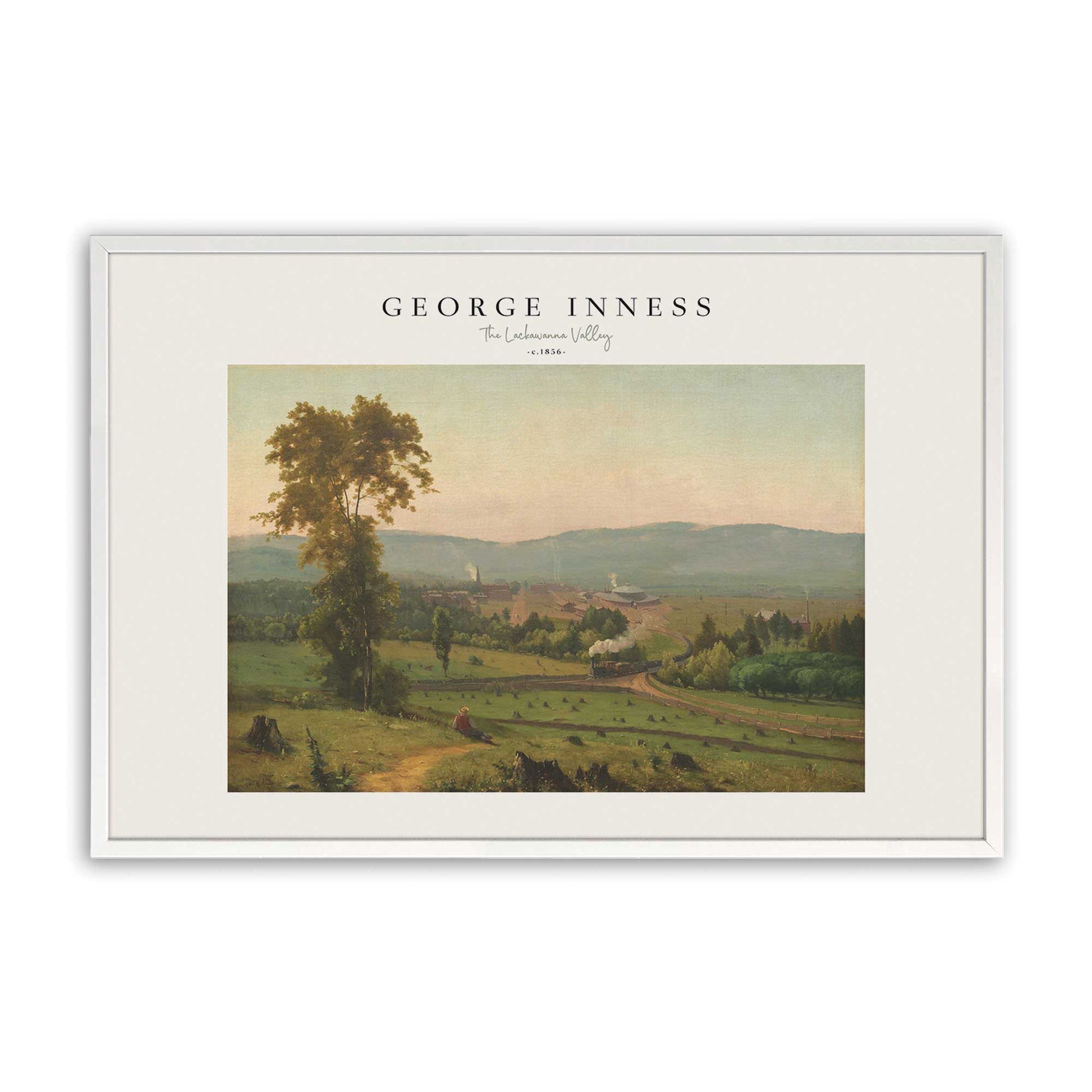 [Color:Opaque White], Picture of art in a Opaque White frame