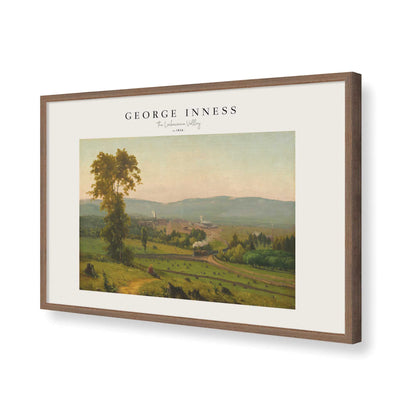 [Color:Walnut], Picture of art in a Walnut frame of the corner