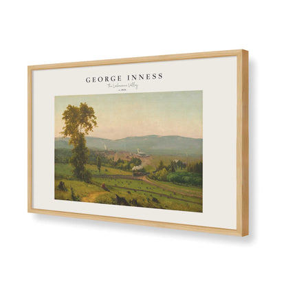 [Color:American Maple], Picture of art in a American Maple frame of the corner