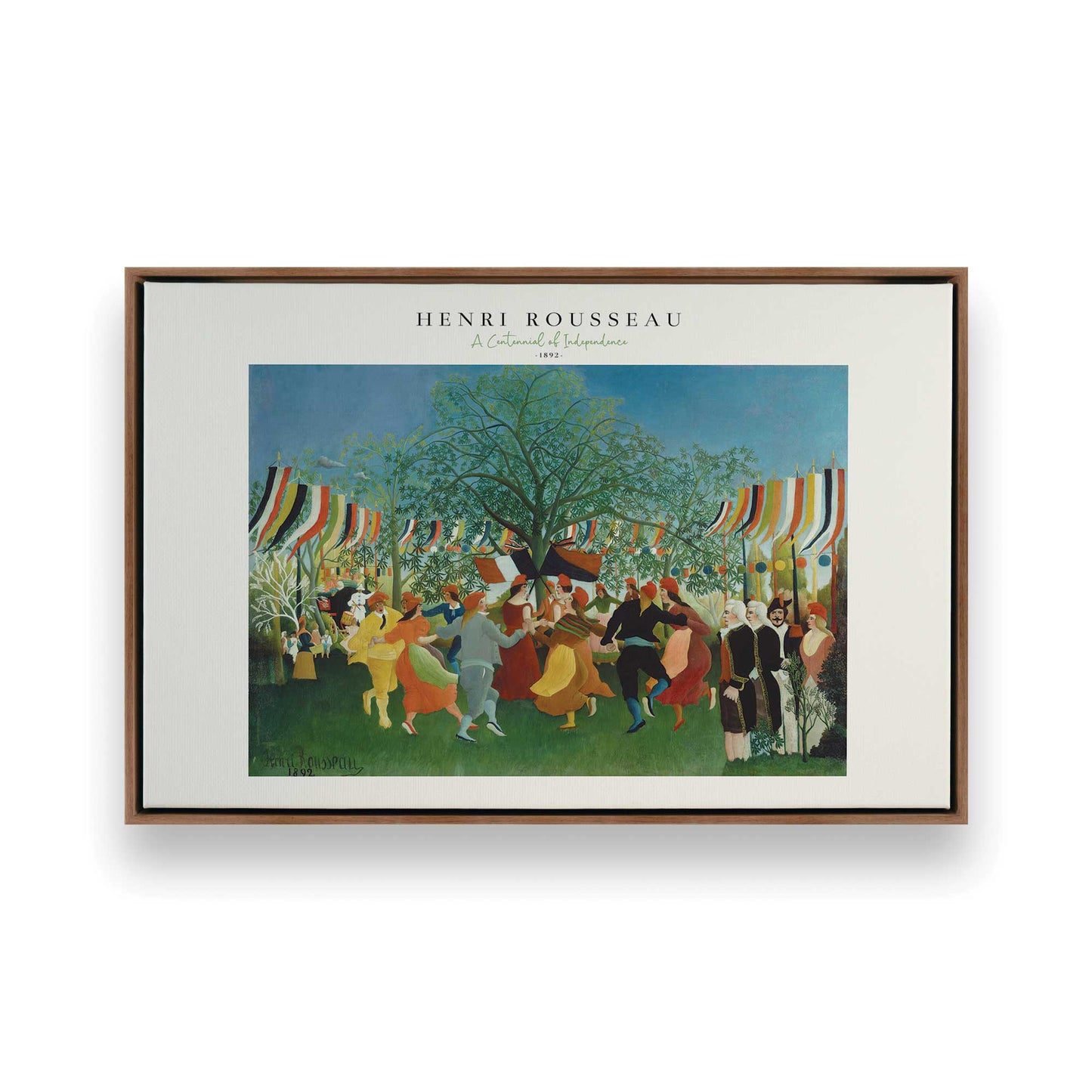 [Color:Walnut], Picture of art in a Walnut frame