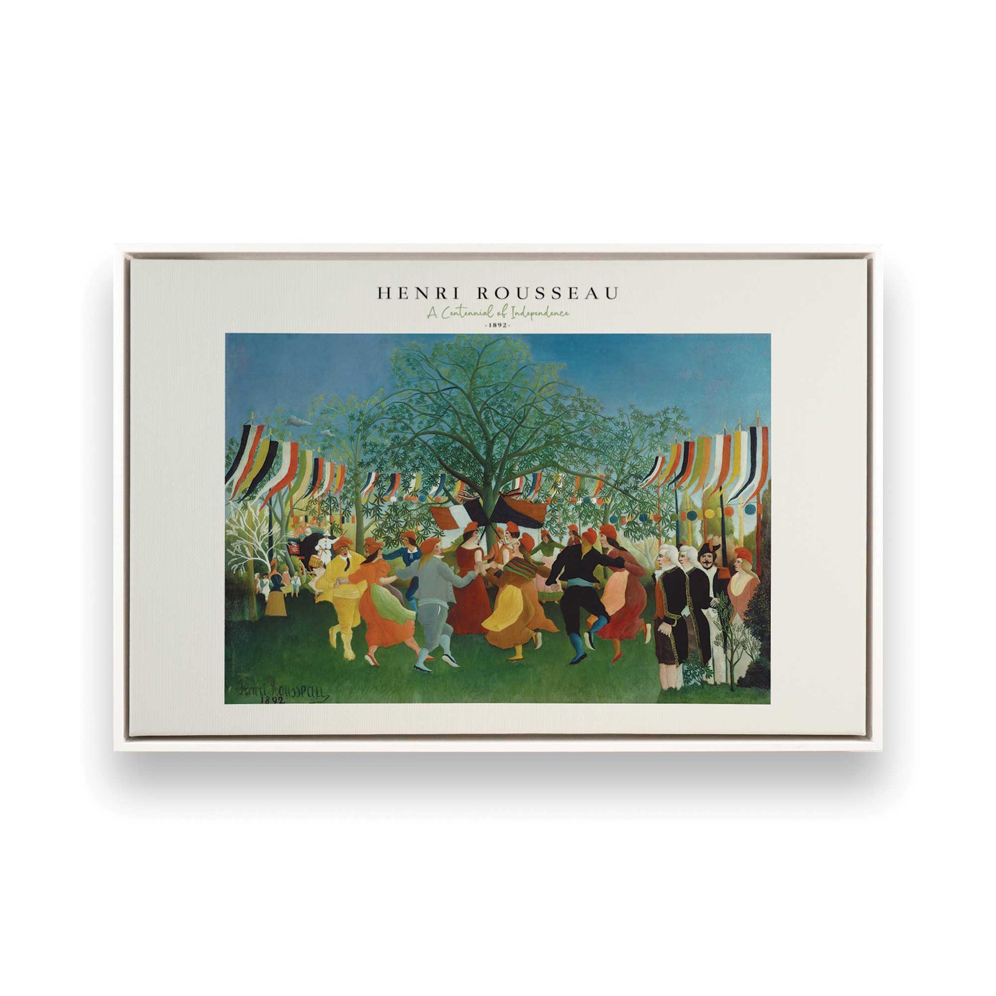 [Color:Opaque White], Picture of art in a White frame
