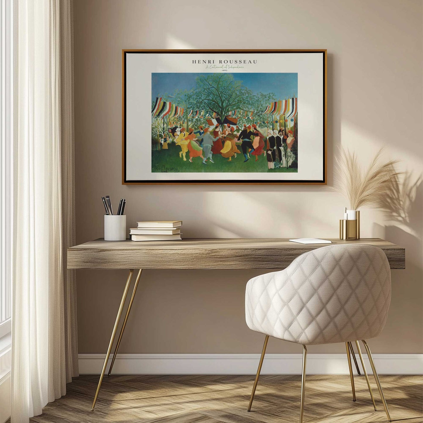 Picture of art in a room