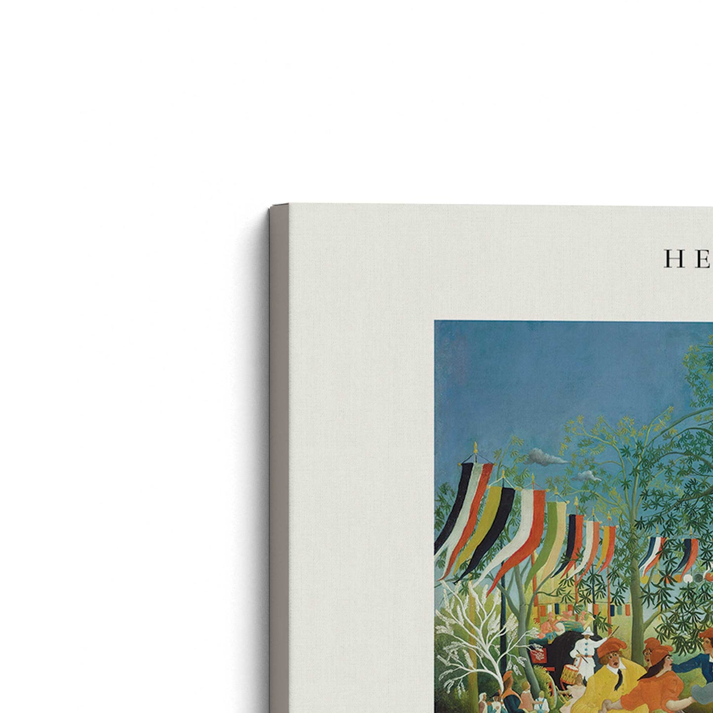 [Color:Stretched Canvas], Picture of the corner of the art