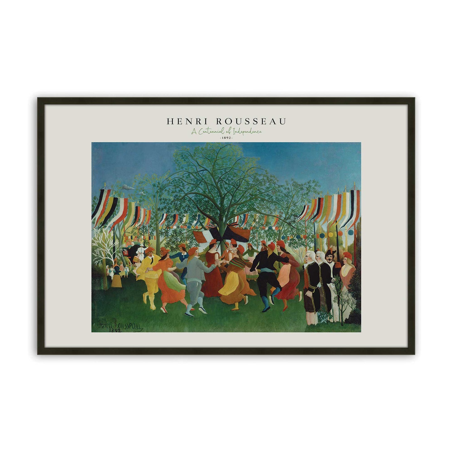[Color:Satin Black], Picture of art in a Satin Black frame