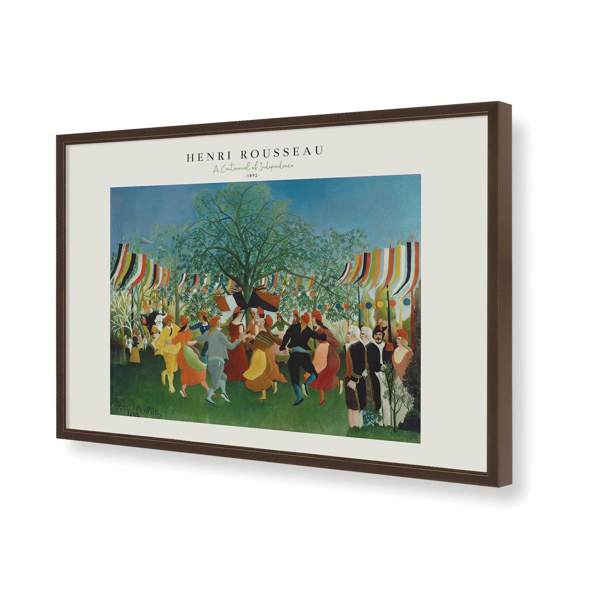 [Color:Belvinder Brown], Picture of art in a Belvinder Brown frame of the corner