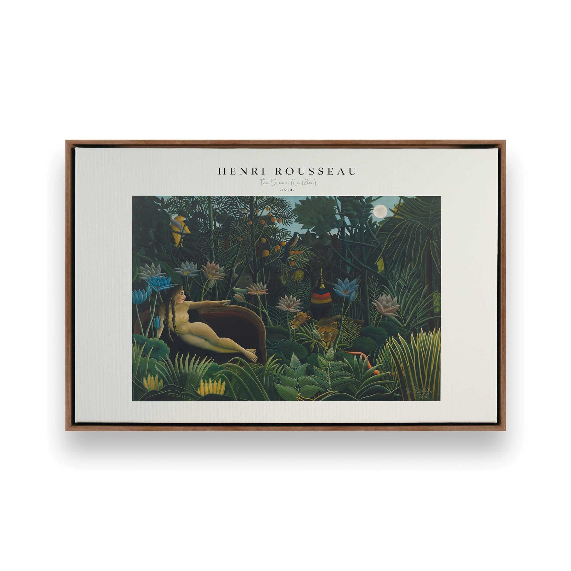 [Color:Walnut], Picture of art in a Walnut frame