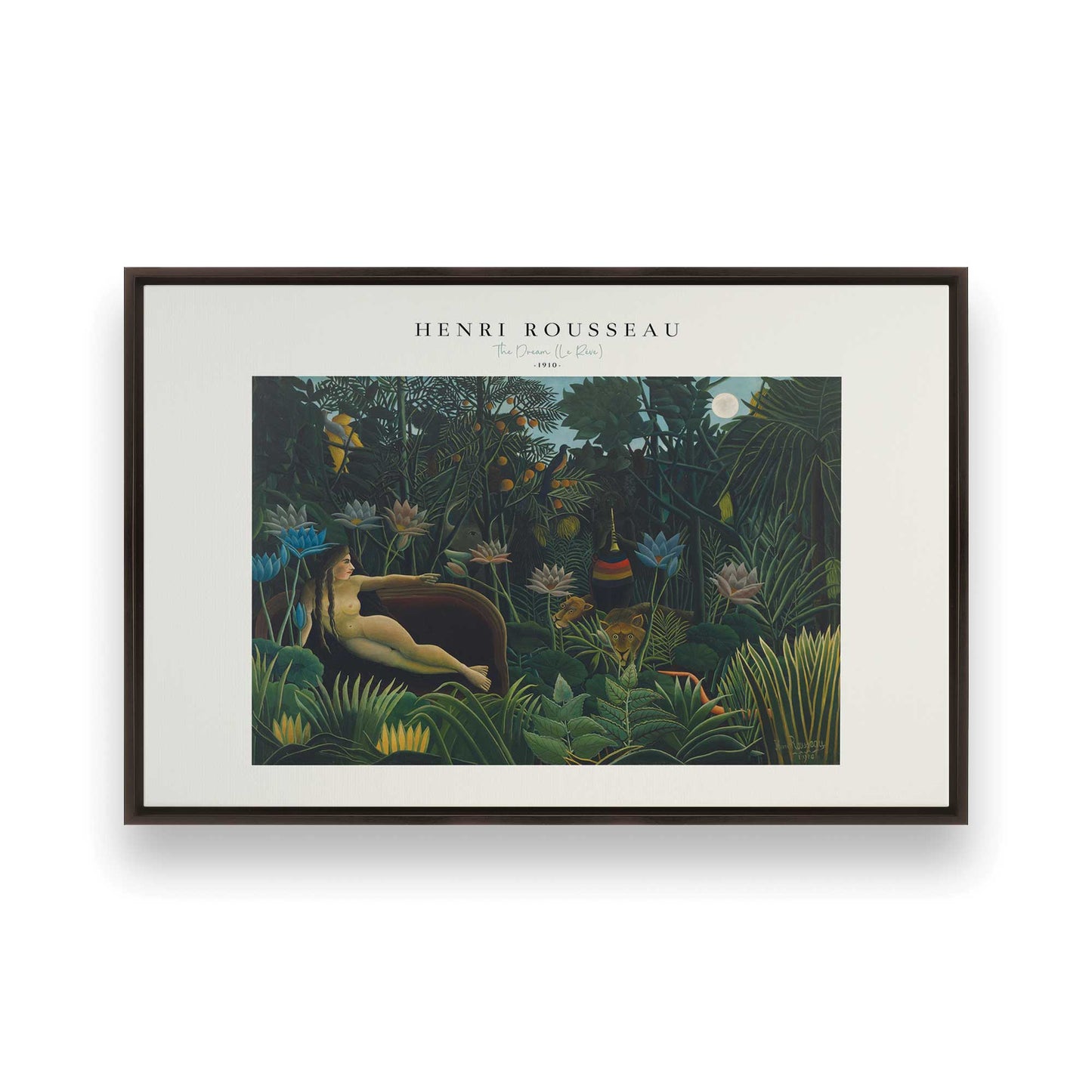 [Color:Espresso], Picture of art in a Espresso frame