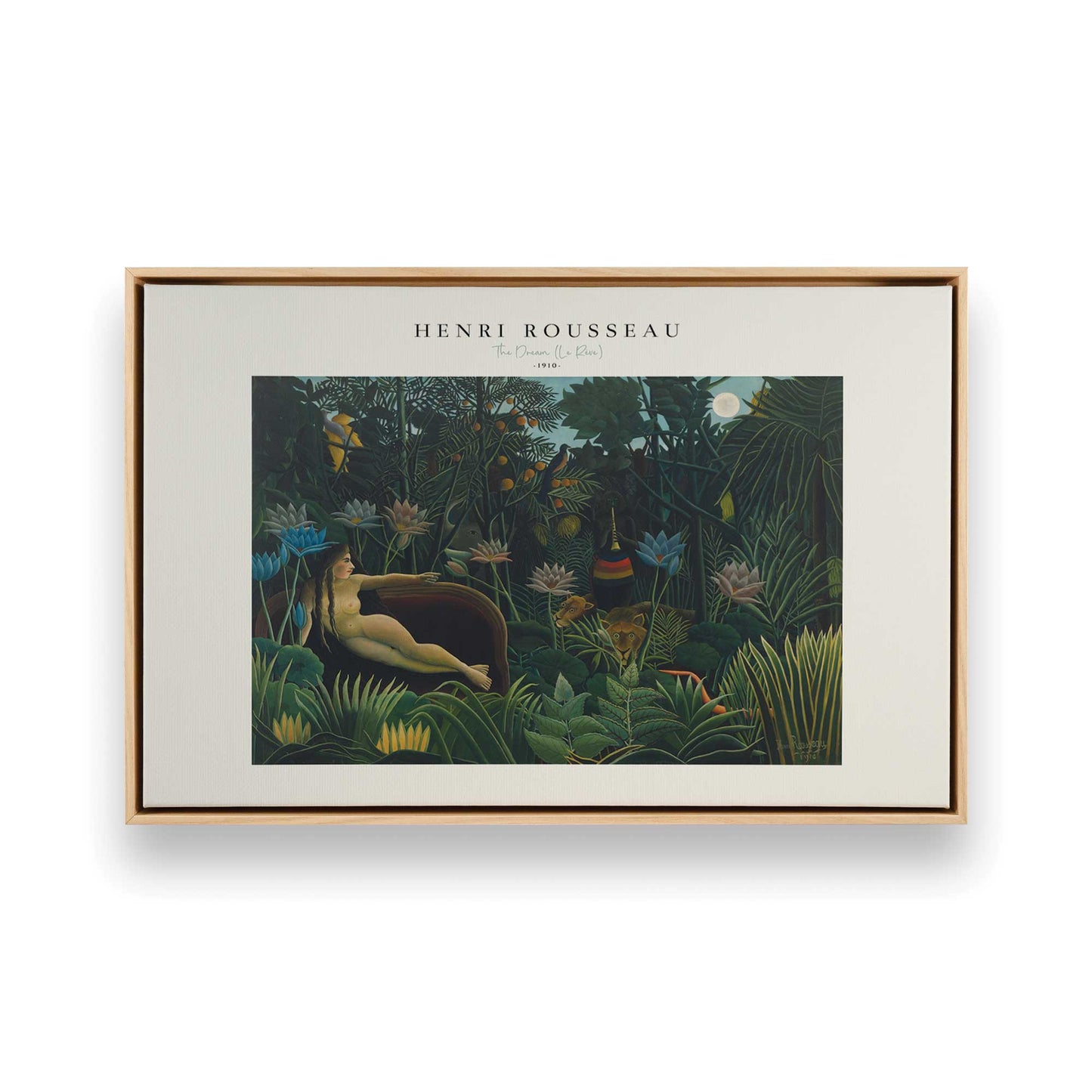 [Color:American Maple], Picture of art in a American Maple frame