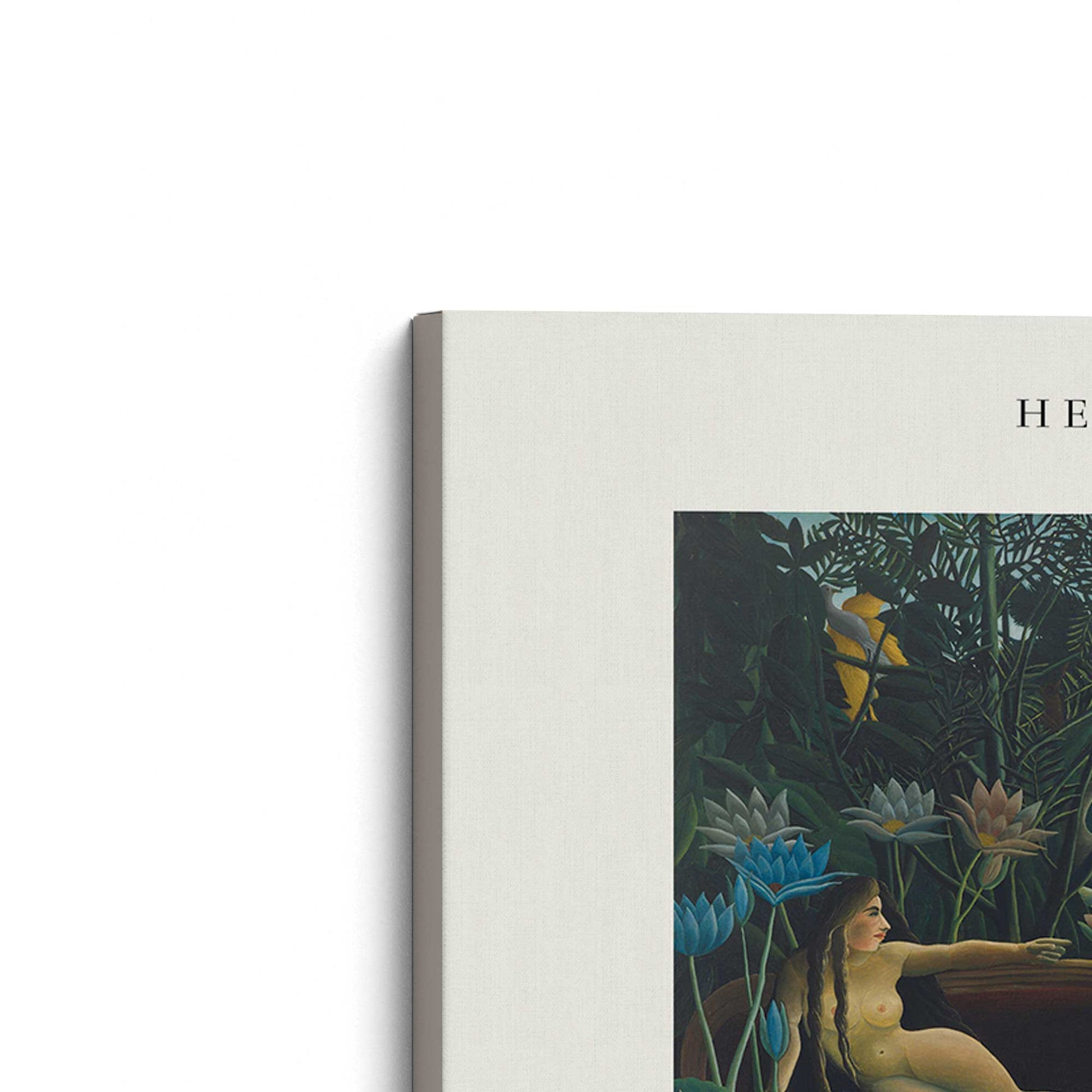 [Color:Stretched Canvas], Picture of the corner of the art